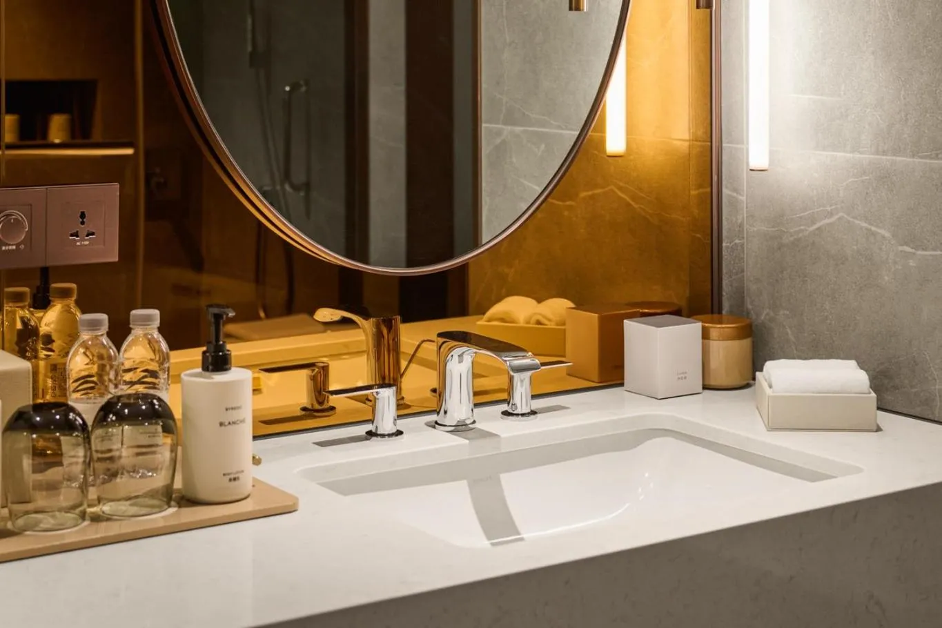 Bathroom in InterContinental Taichung by IHG