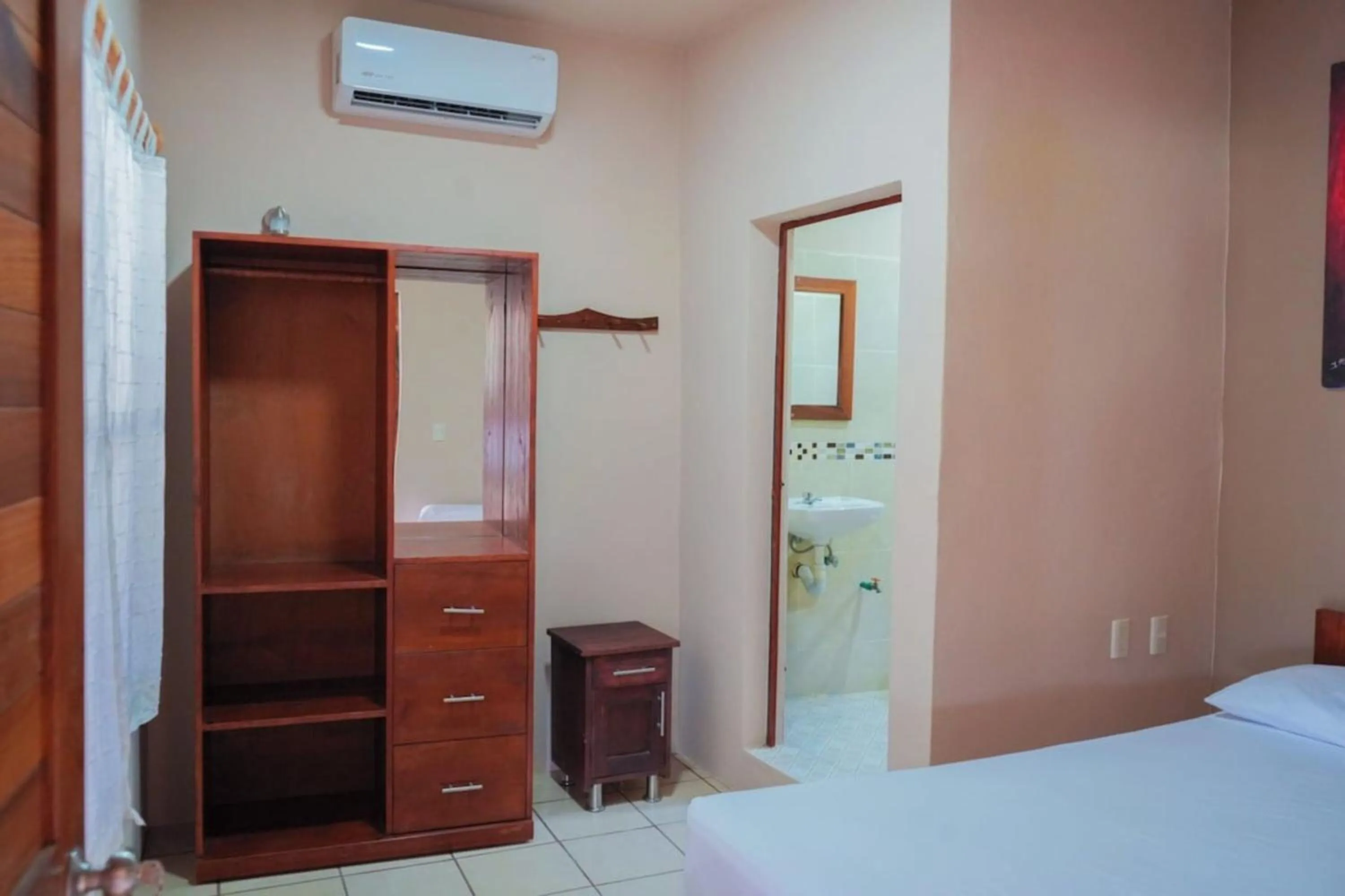 Bathroom, Bed in Posada El Mágico