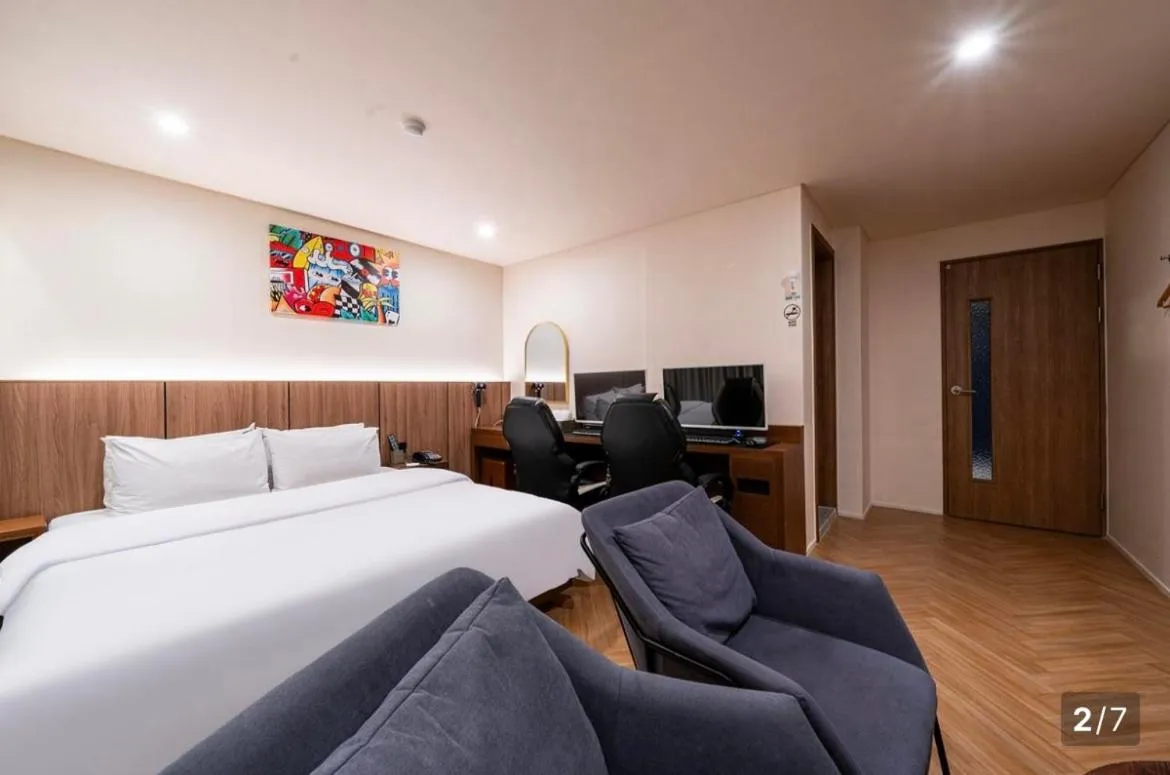 Bed in Hotel Laglas Asan