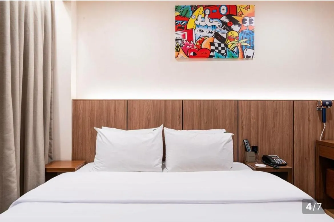 Bed in Hotel Laglas Asan