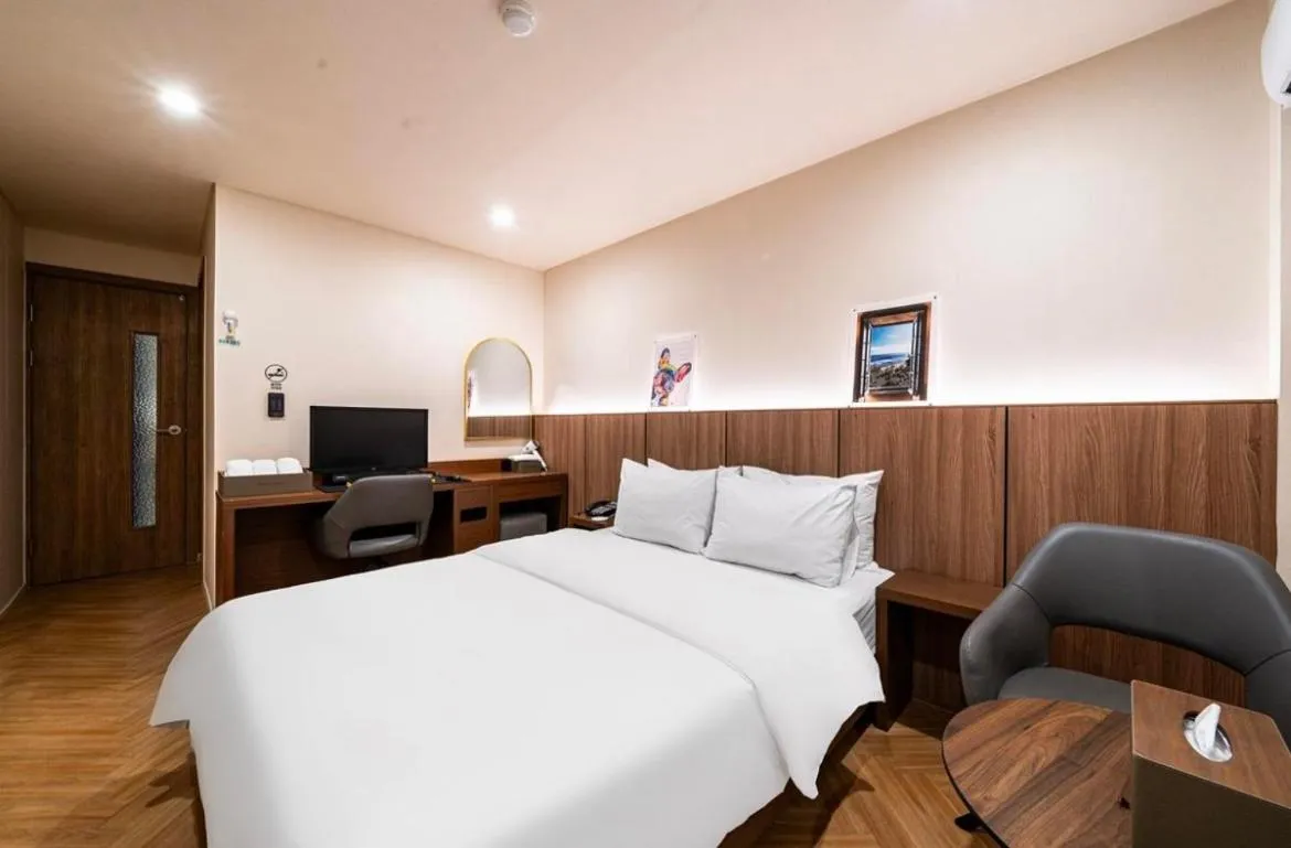 Bed in Hotel Laglas Asan