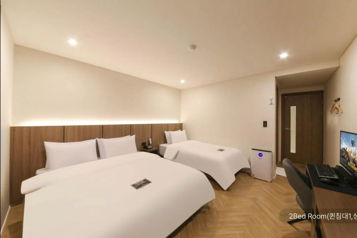 Bed in Hotel Laglas Asan