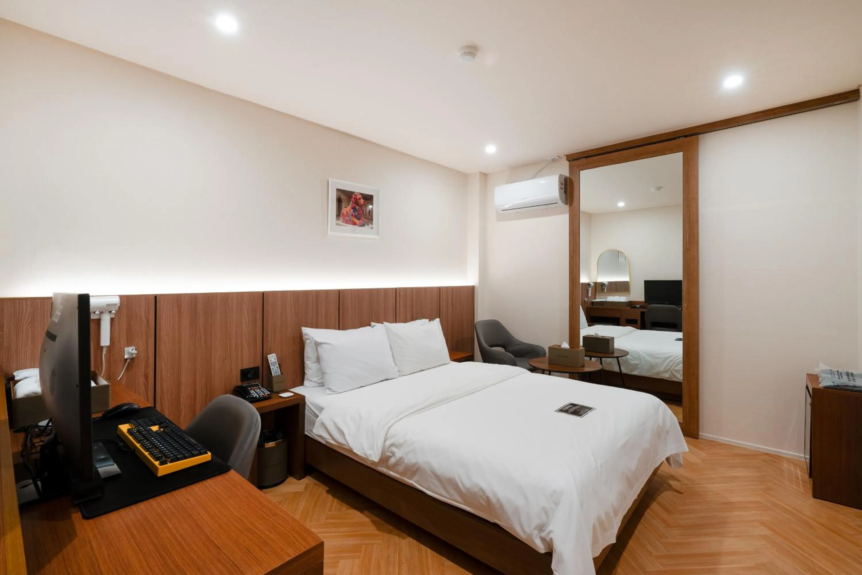 Bed in Hotel Laglas Asan