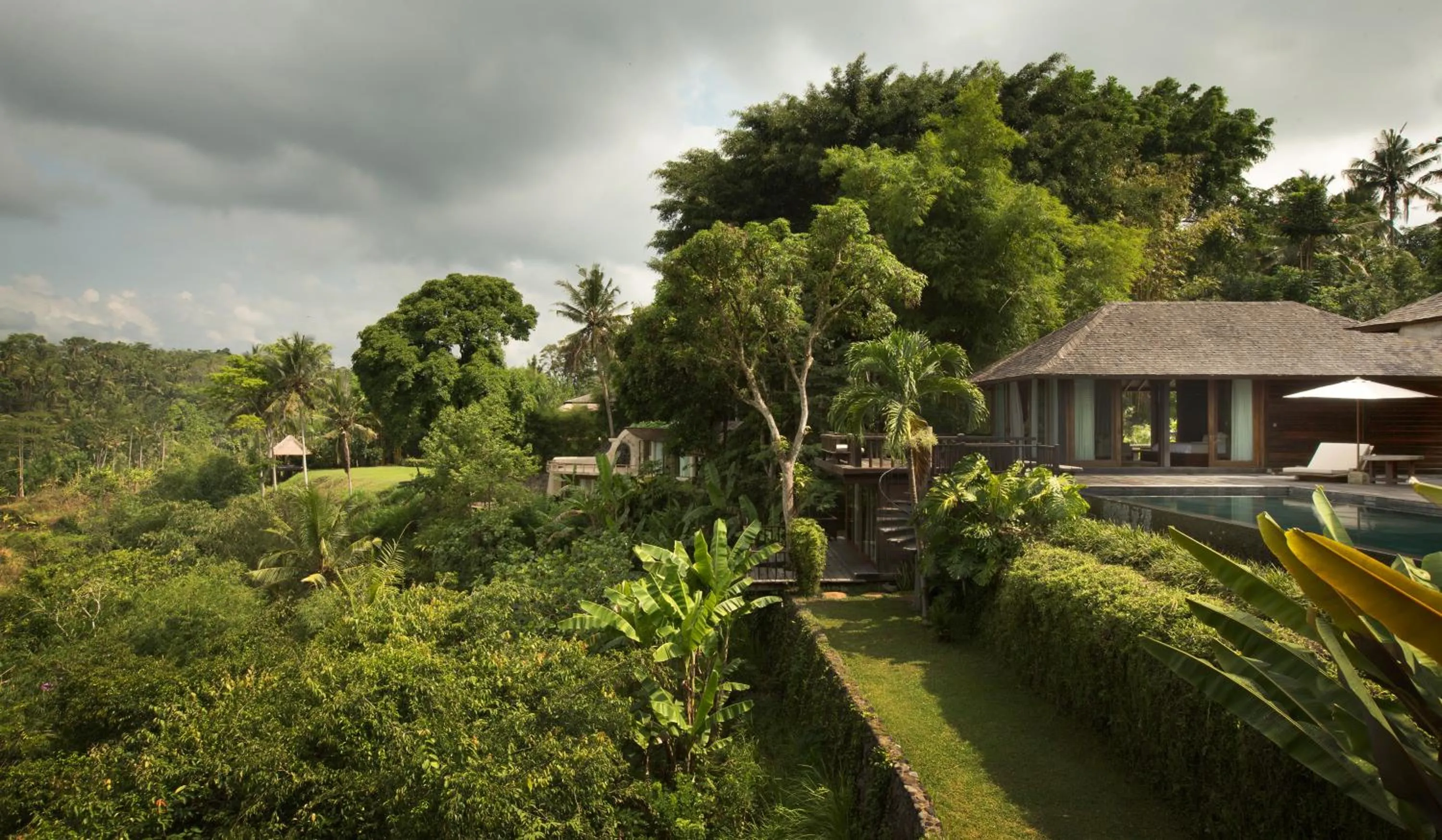Garden in Kamaniiya River Villa Sayan - Ubud