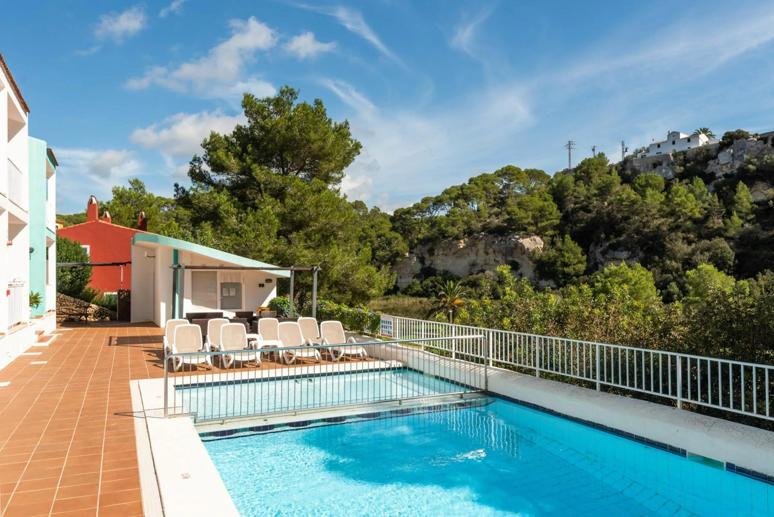 Pool view in Apartamentos alta galdana playa