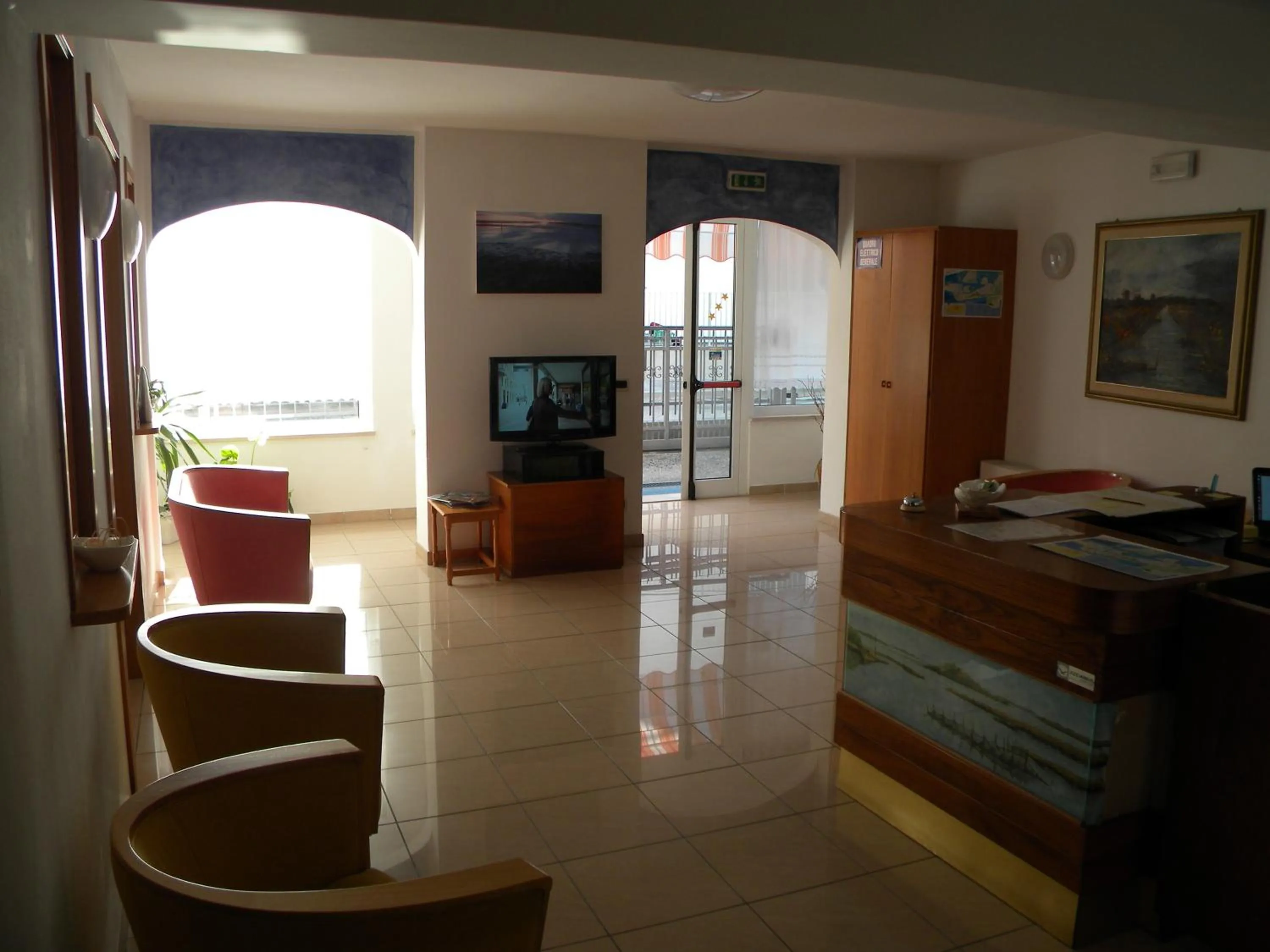 Lobby or reception in Hotel Eliani