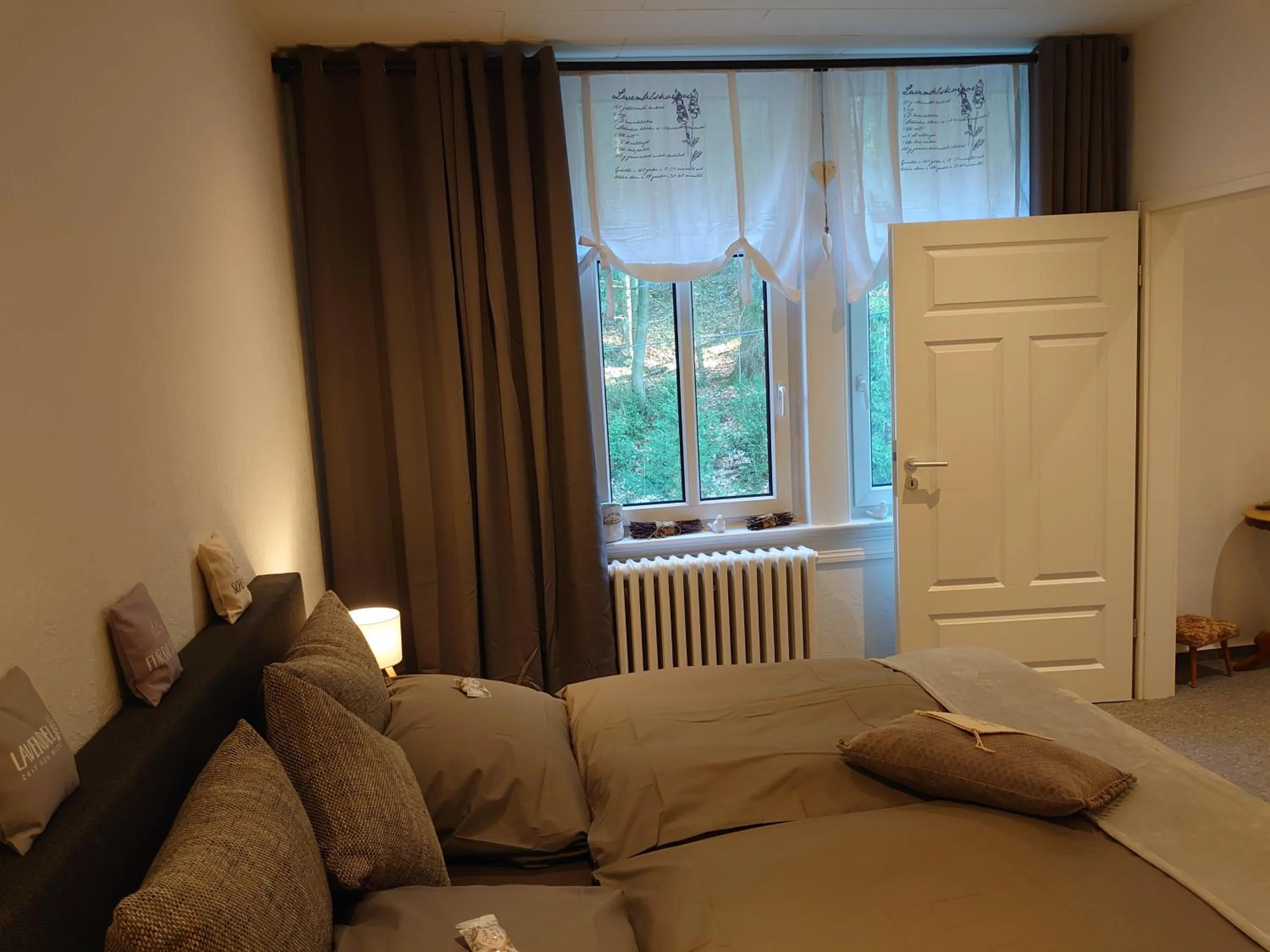 Bed in Pension Waldschlösschen