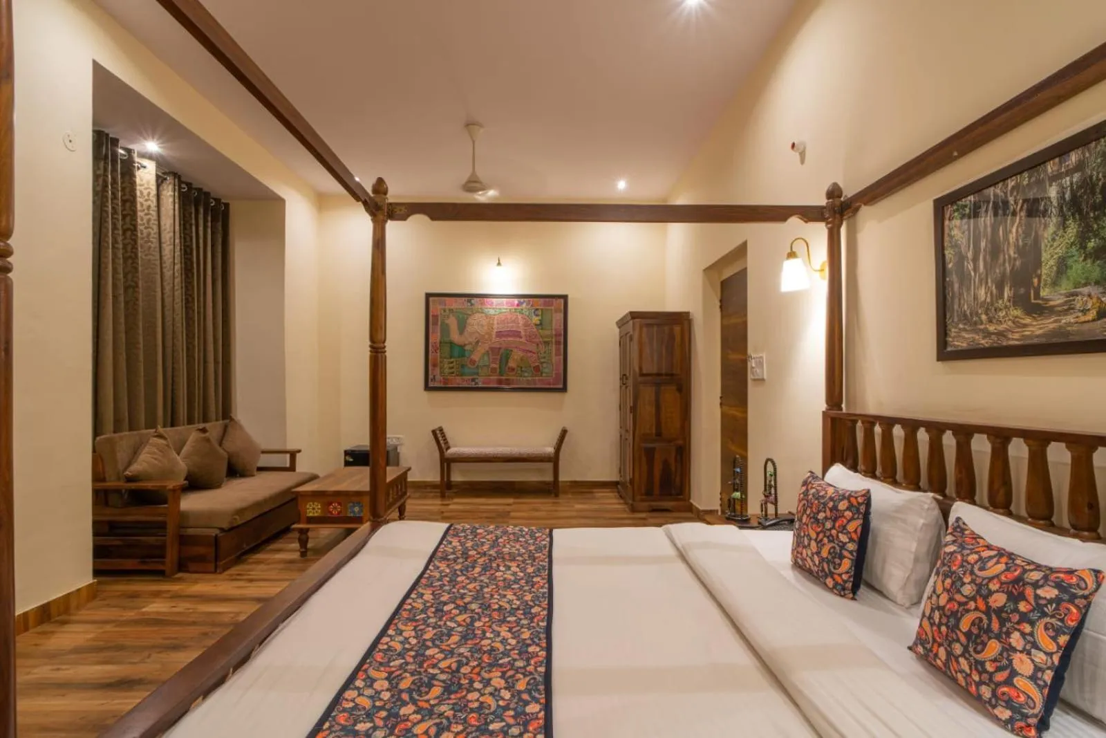 Bed in The Sawai Heritage