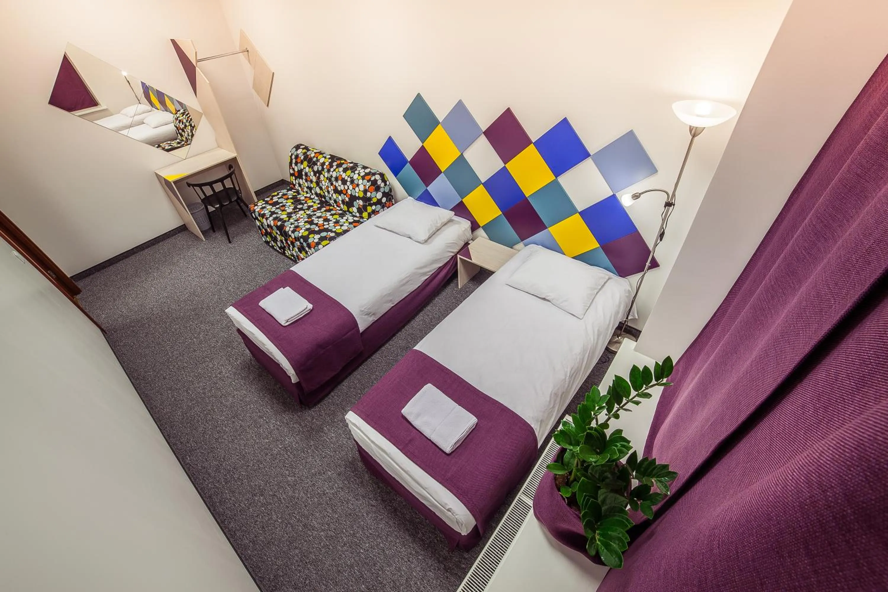 Photo of the whole room in Mosaic Hotel