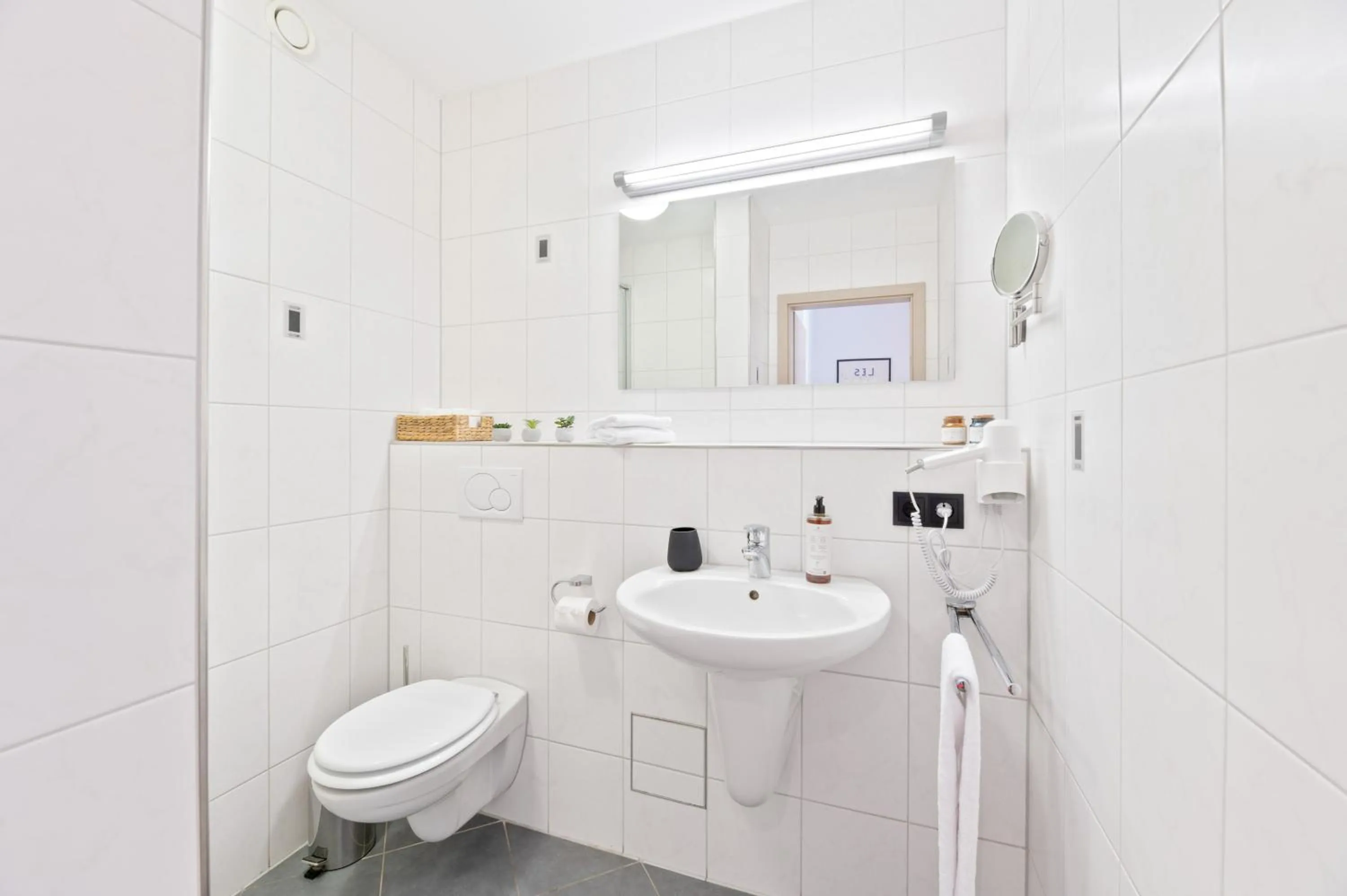 Toilet in Gästehaus Andrea