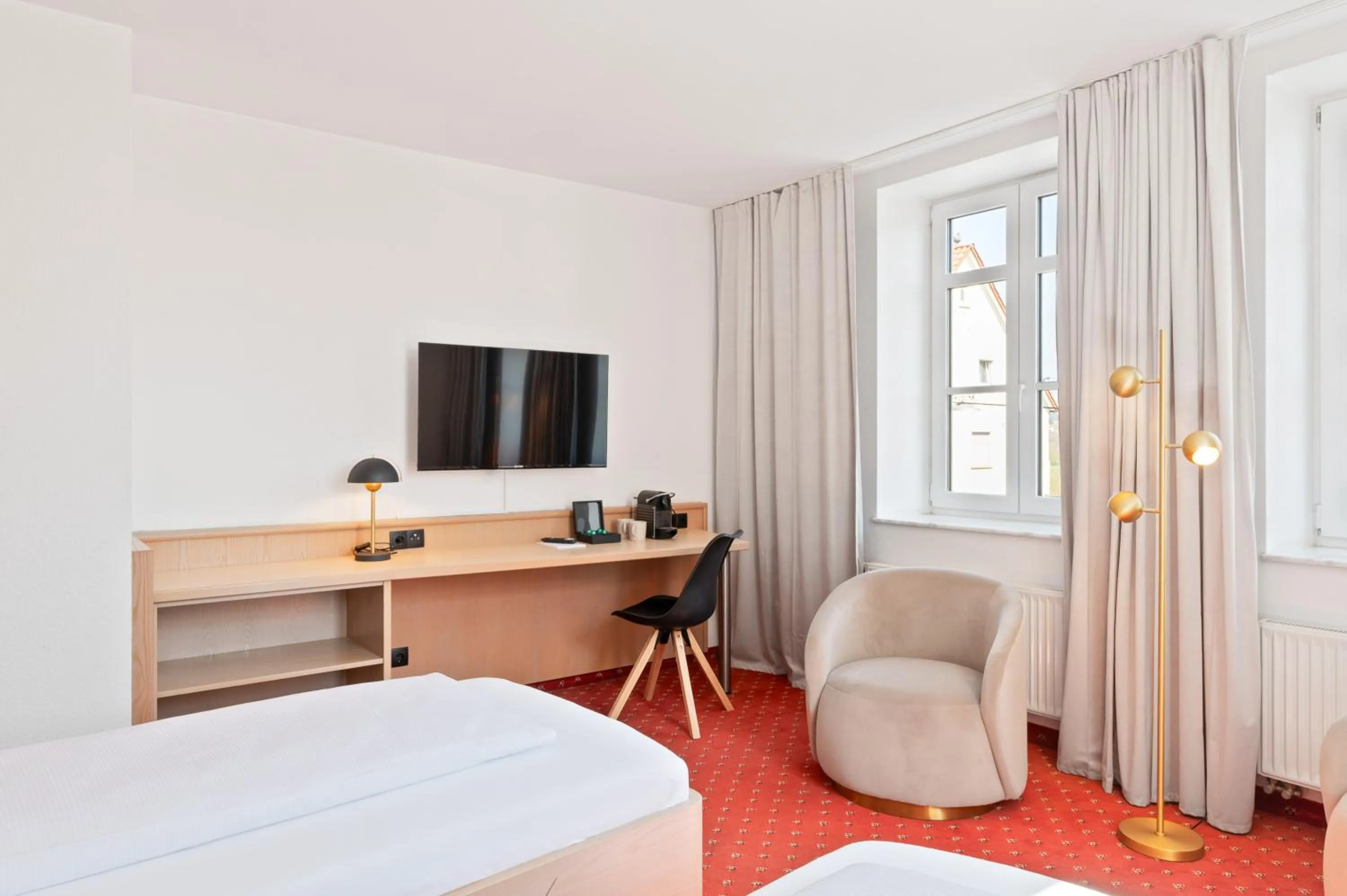 Bed in Gästehaus Andrea