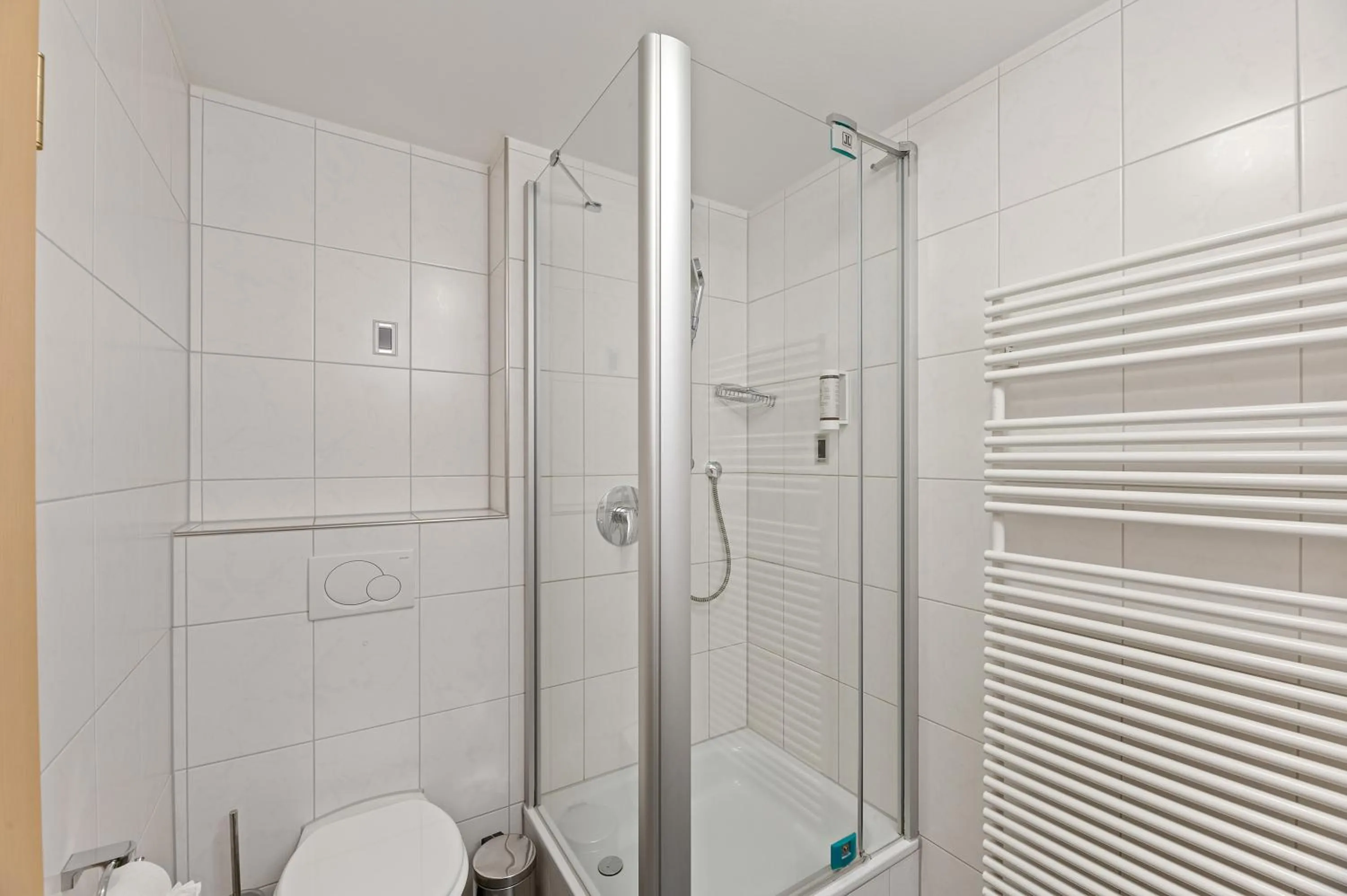 Shower in Gästehaus Andrea