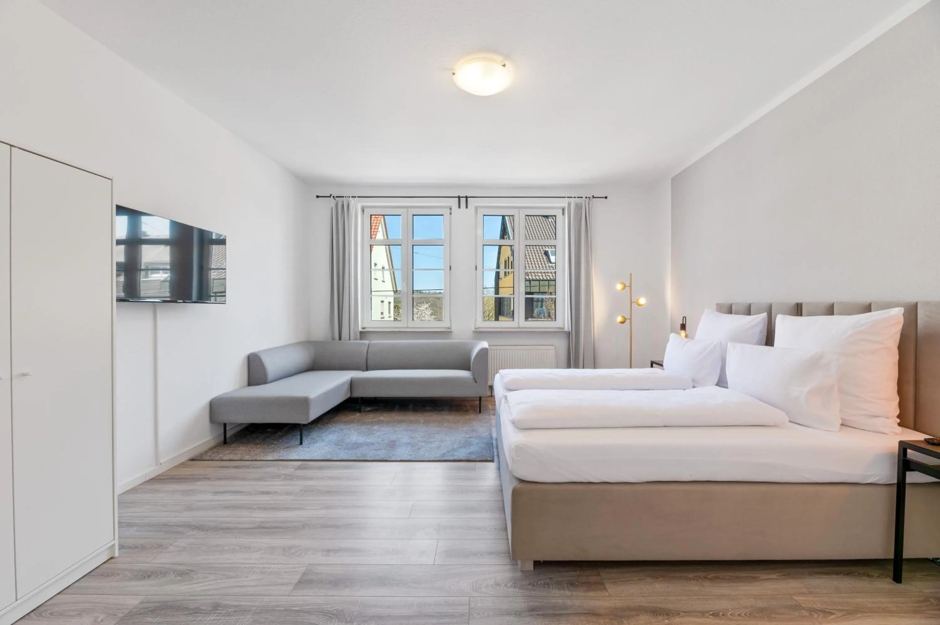 Bed in Gästehaus Andrea