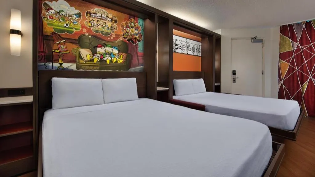 Bed in Disney's All-Star Music Resort