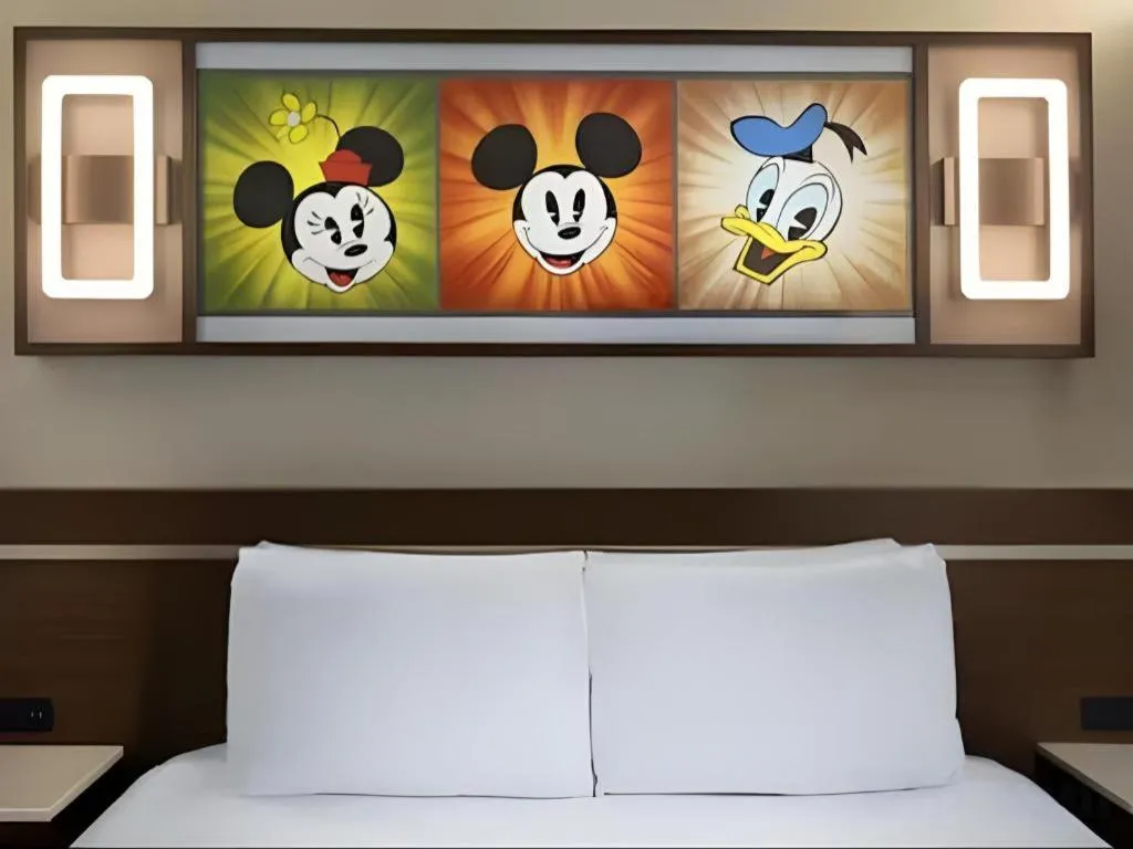 Bed in Disney's All-Star Music Resort