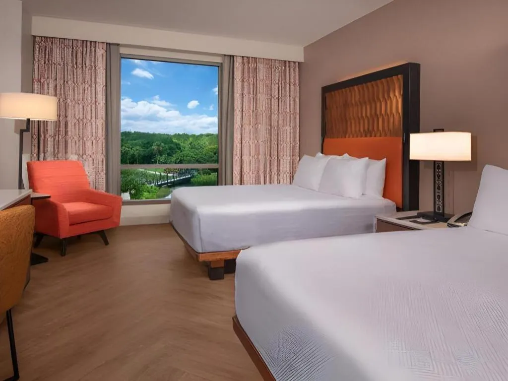 Bed in Disney's Coronado Springs Resort
