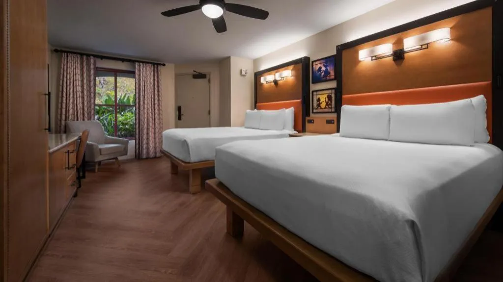 Bed in Disney's Coronado Springs Resort