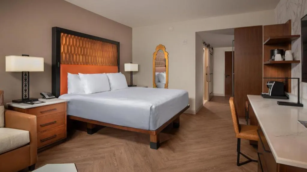 Bed in Disney's Coronado Springs Resort