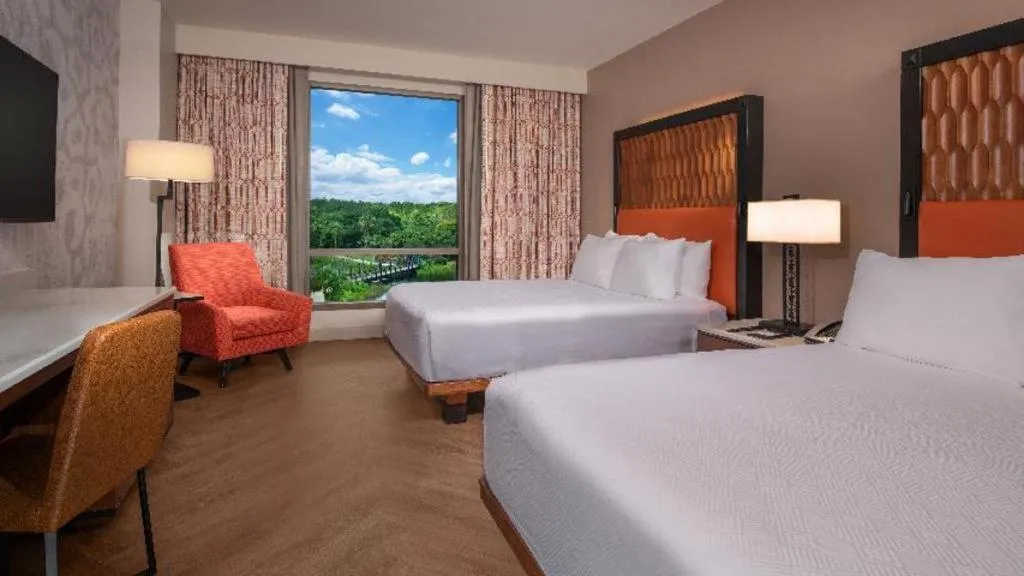 Bed in Disney's Coronado Springs Resort
