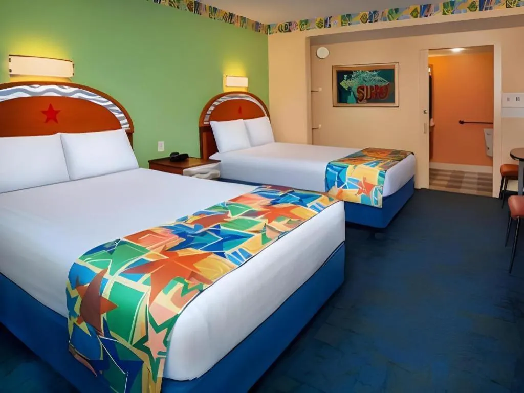 Bed in Disney's All-Star Sports Resort
