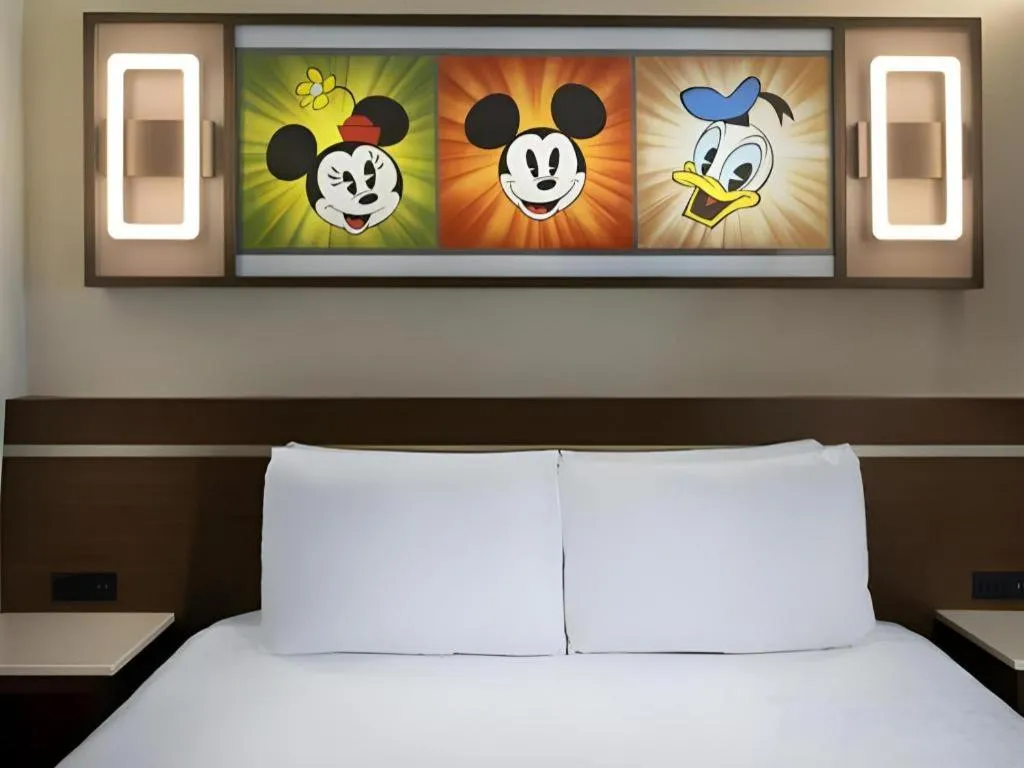 Bed in Disney's All-Star Sports Resort