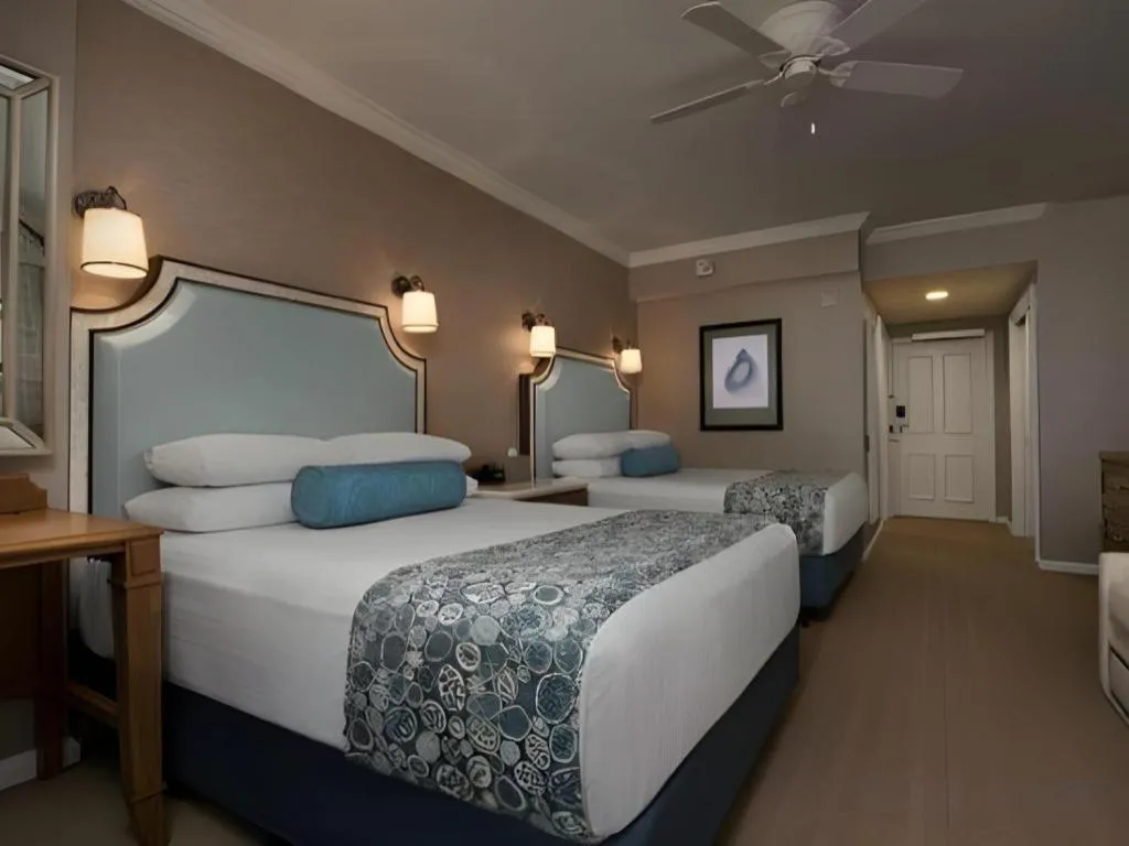 Bed in Disney's Beach Club Resort