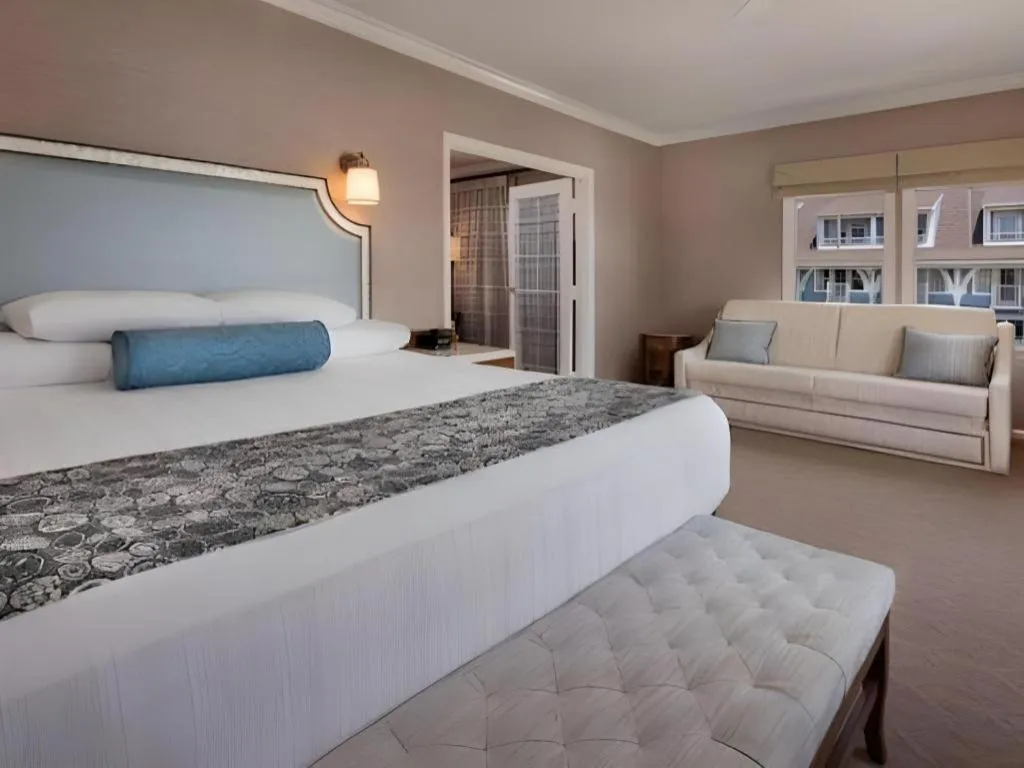 Bed in Disney's Beach Club Resort