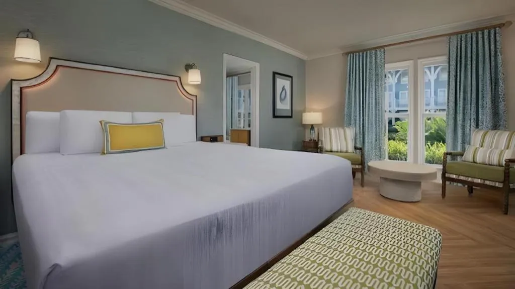 Bed in Disney's Beach Club Resort