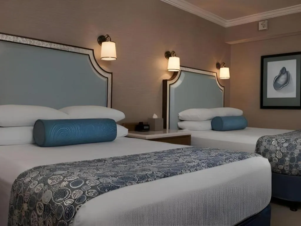 Bed in Disney's Beach Club Resort
