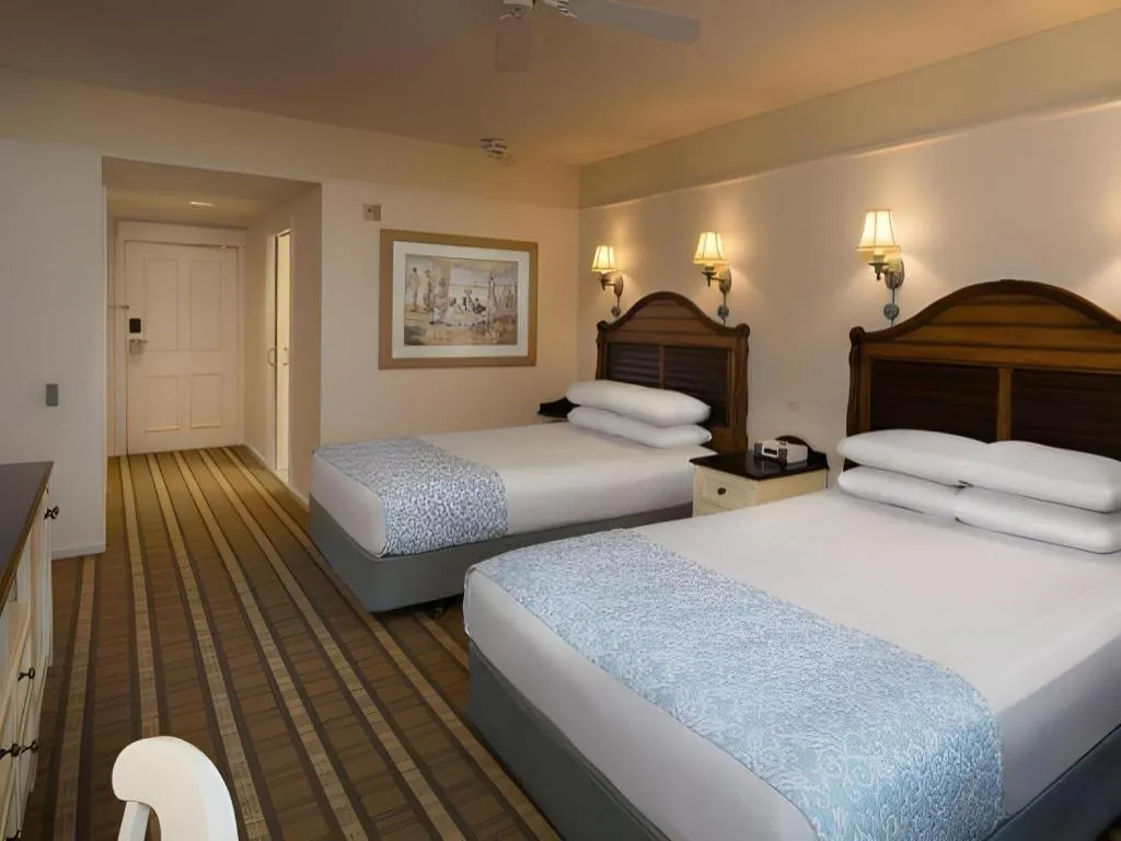 Bed in Disney's Beach Club Resort