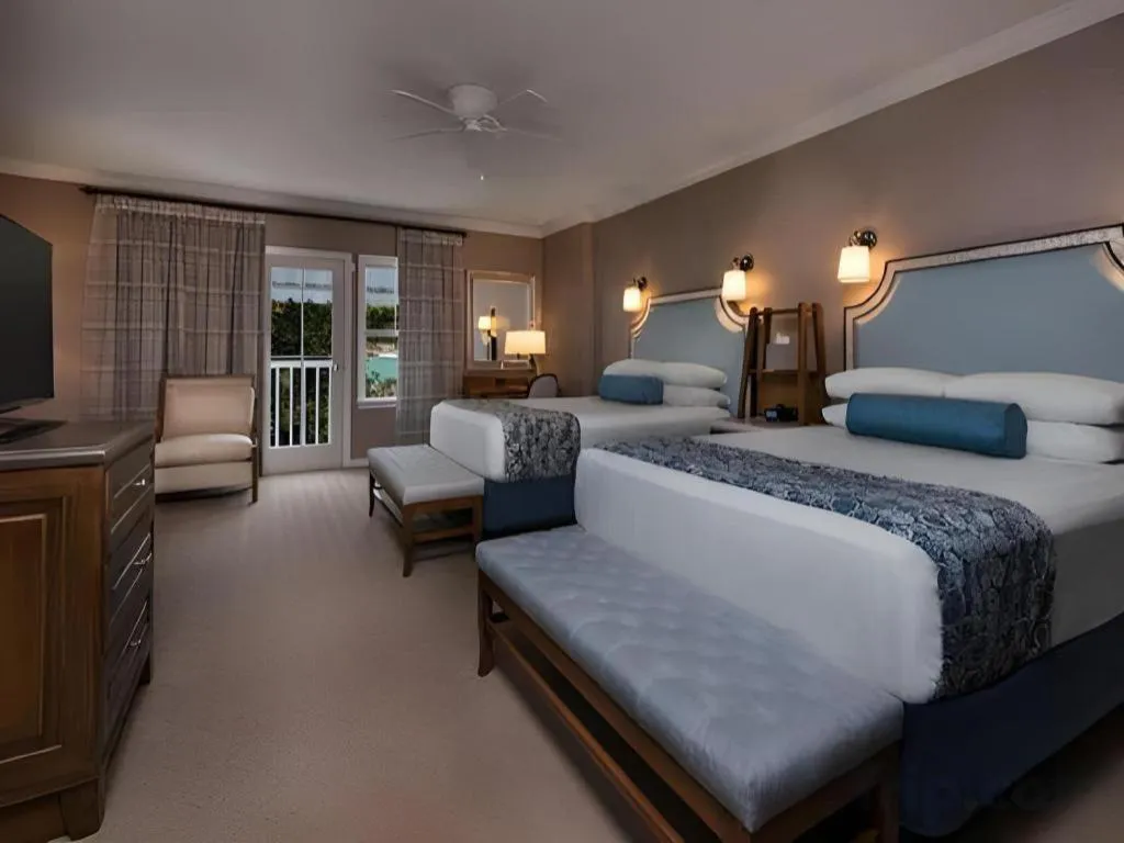 Bed in Disney's Beach Club Resort