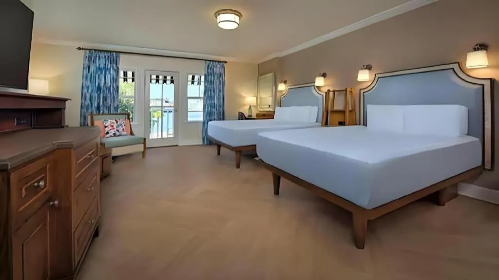 Bed in Disney's Beach Club Resort