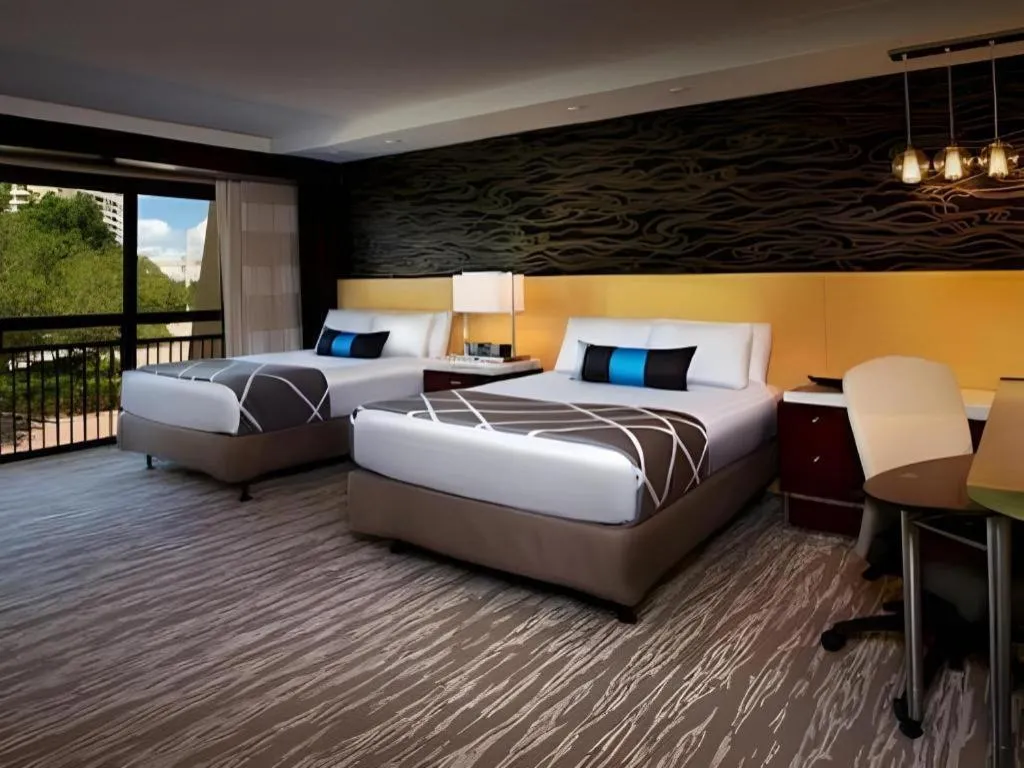 Bed in Disney's Contemporary Resort