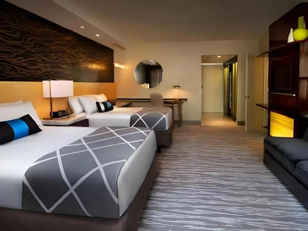 Bed in Disney's Contemporary Resort