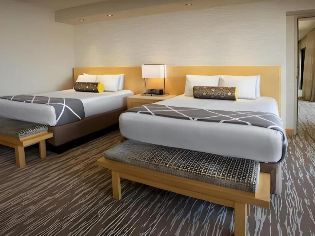 Bed in Disney's Contemporary Resort