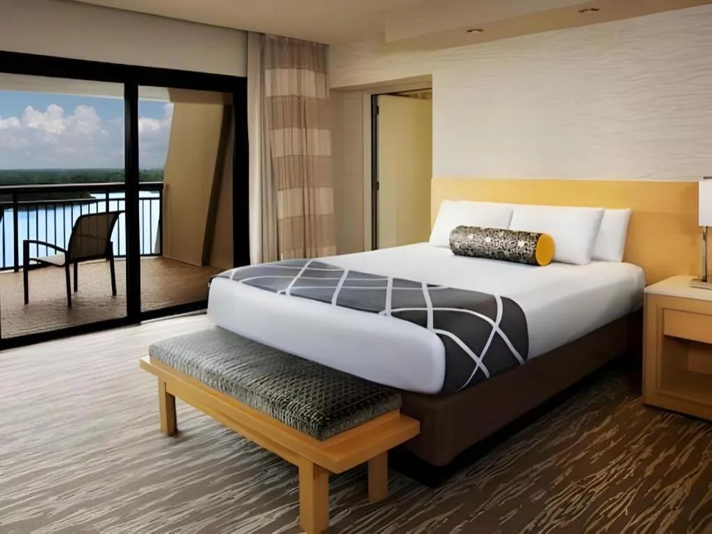 Bed in Disney's Contemporary Resort