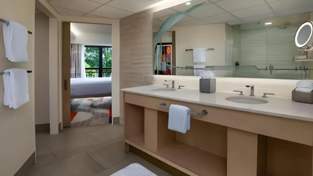 Bed in Disney's Contemporary Resort