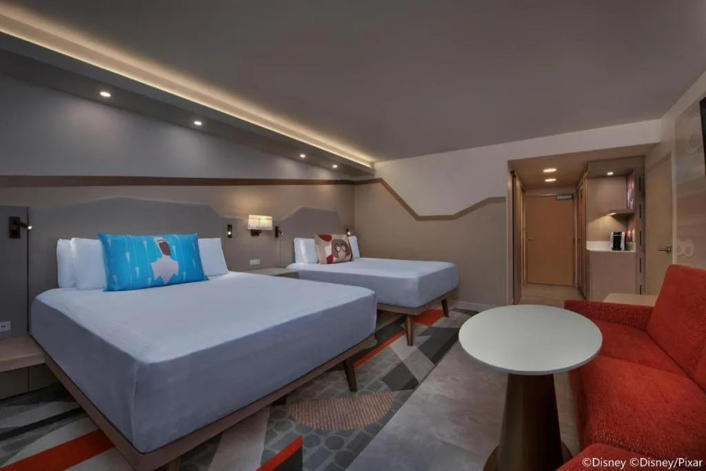 Bed in Disney's Contemporary Resort