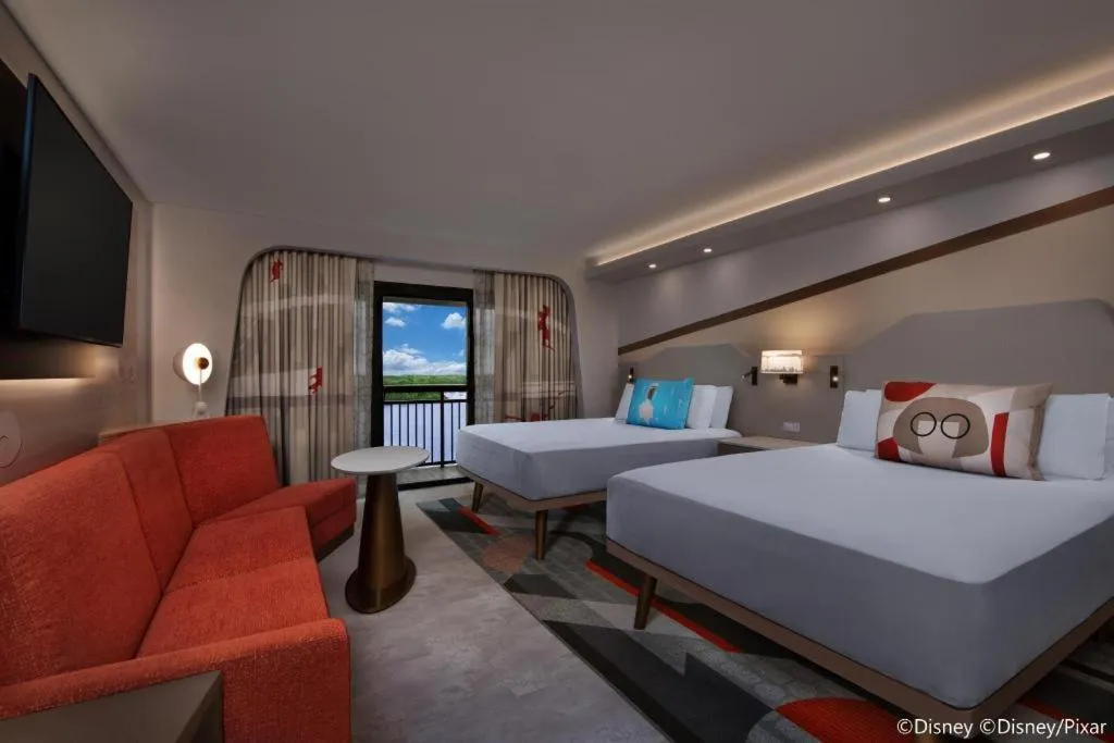 Bed in Disney's Contemporary Resort