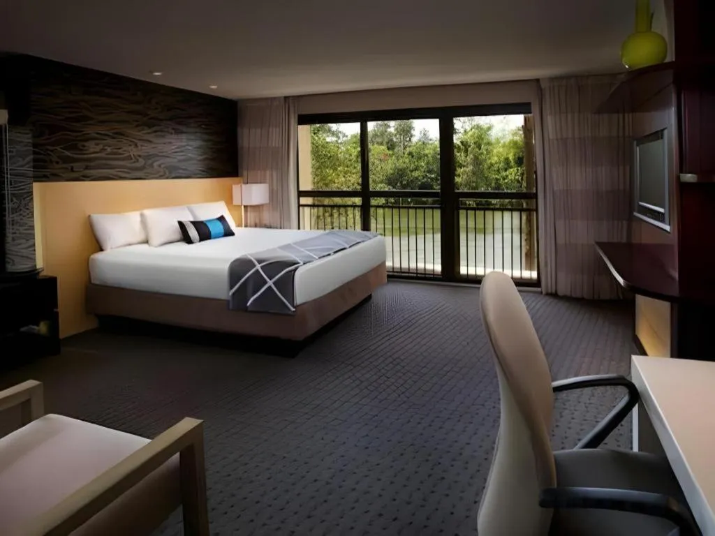 Bed in Disney's Contemporary Resort