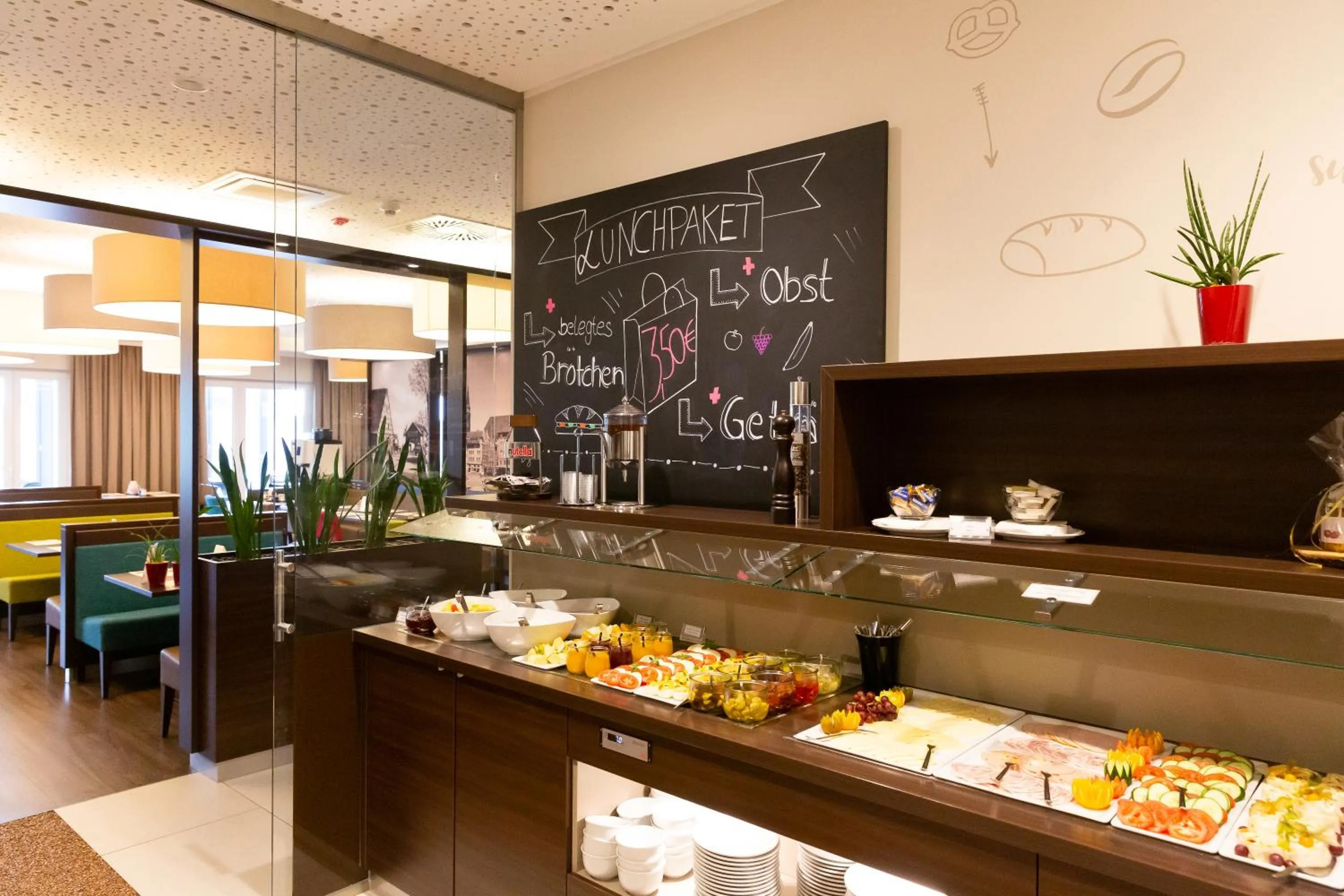 Buffet breakfast in hotel bomonti Nürnberg West