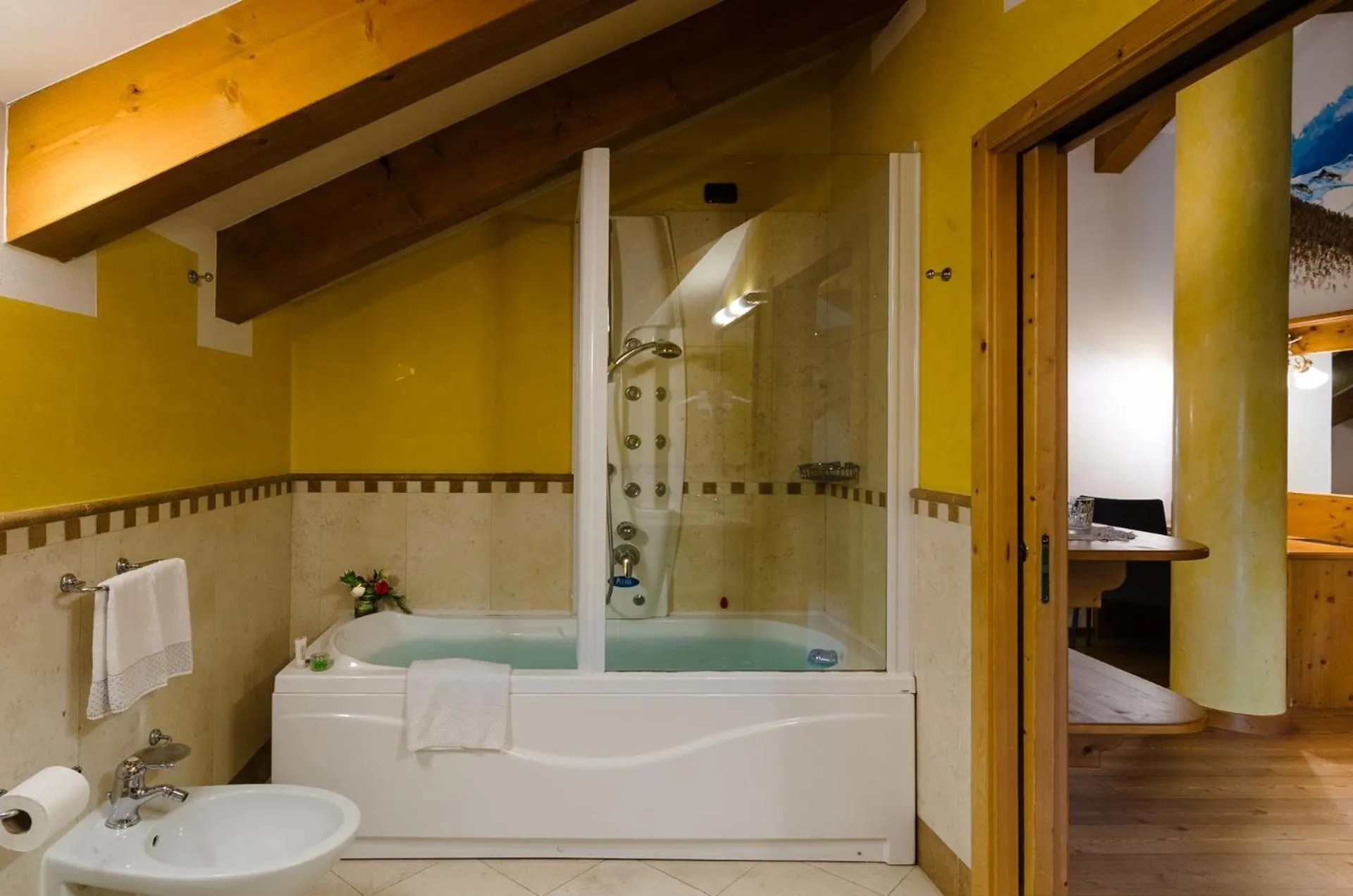 Bathroom in Hotel Rosa Degli Angeli