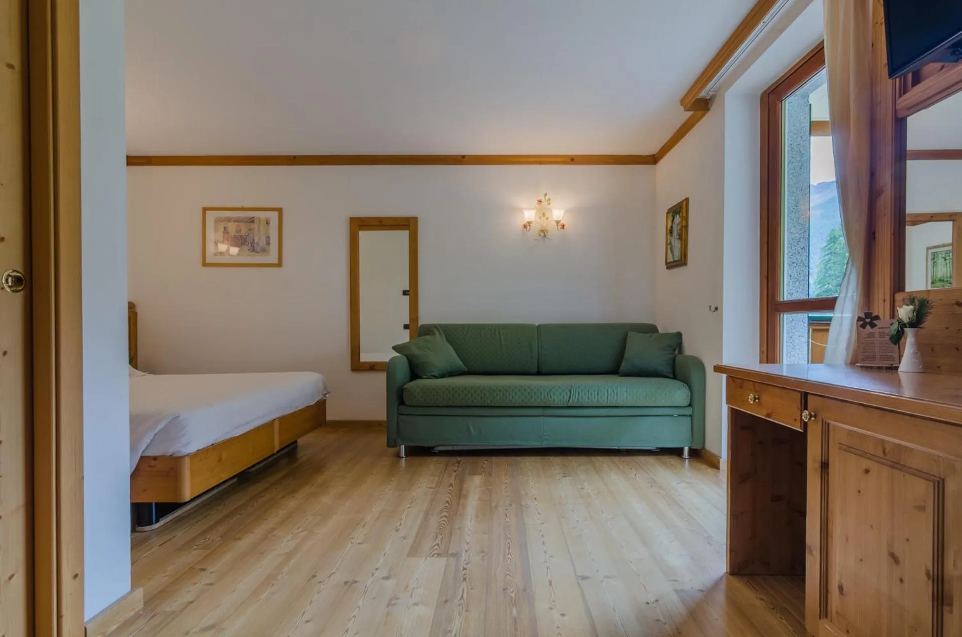 Bed in Hotel Rosa Degli Angeli