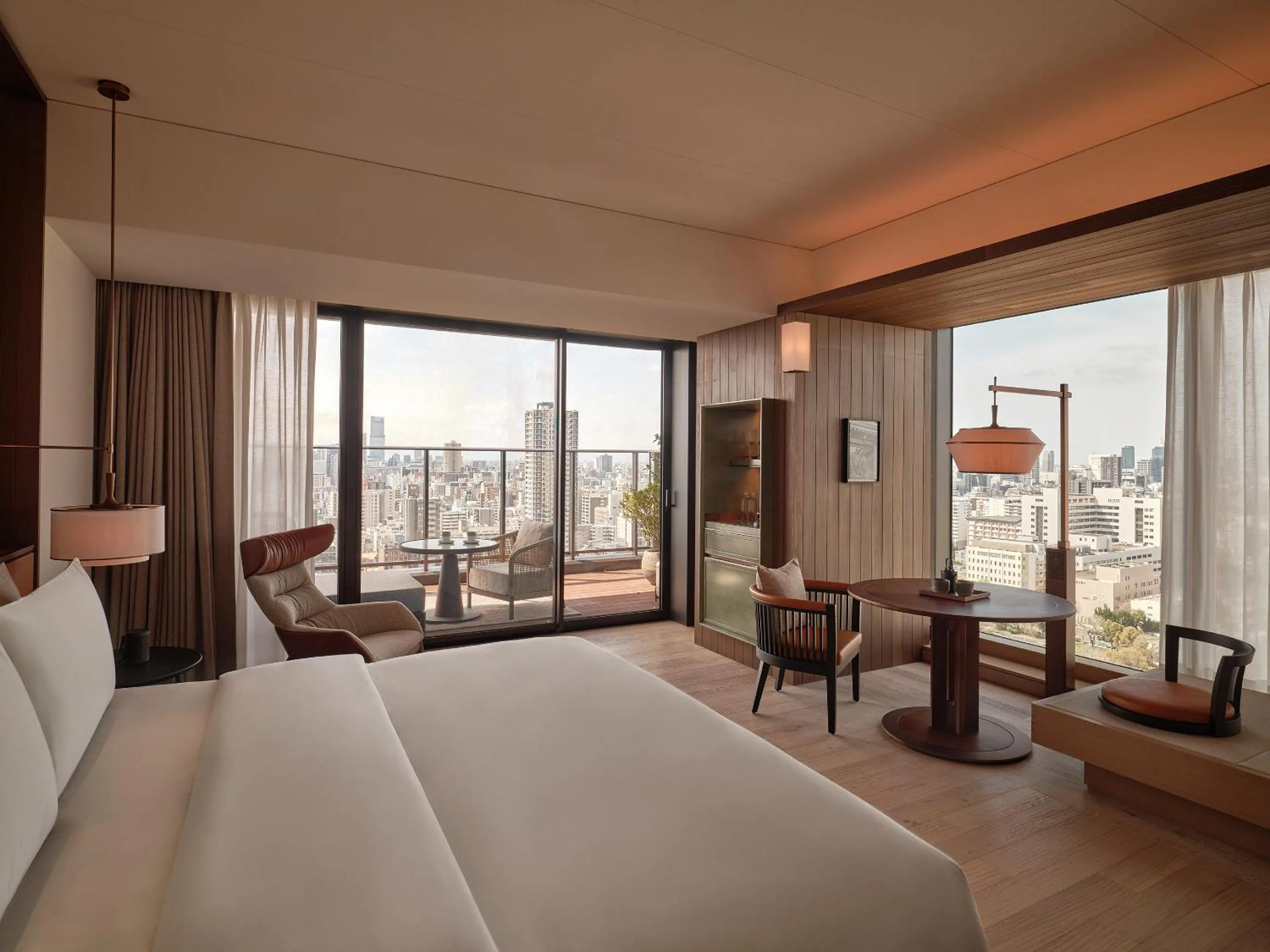 Bedroom, Bed in Patina Osaka