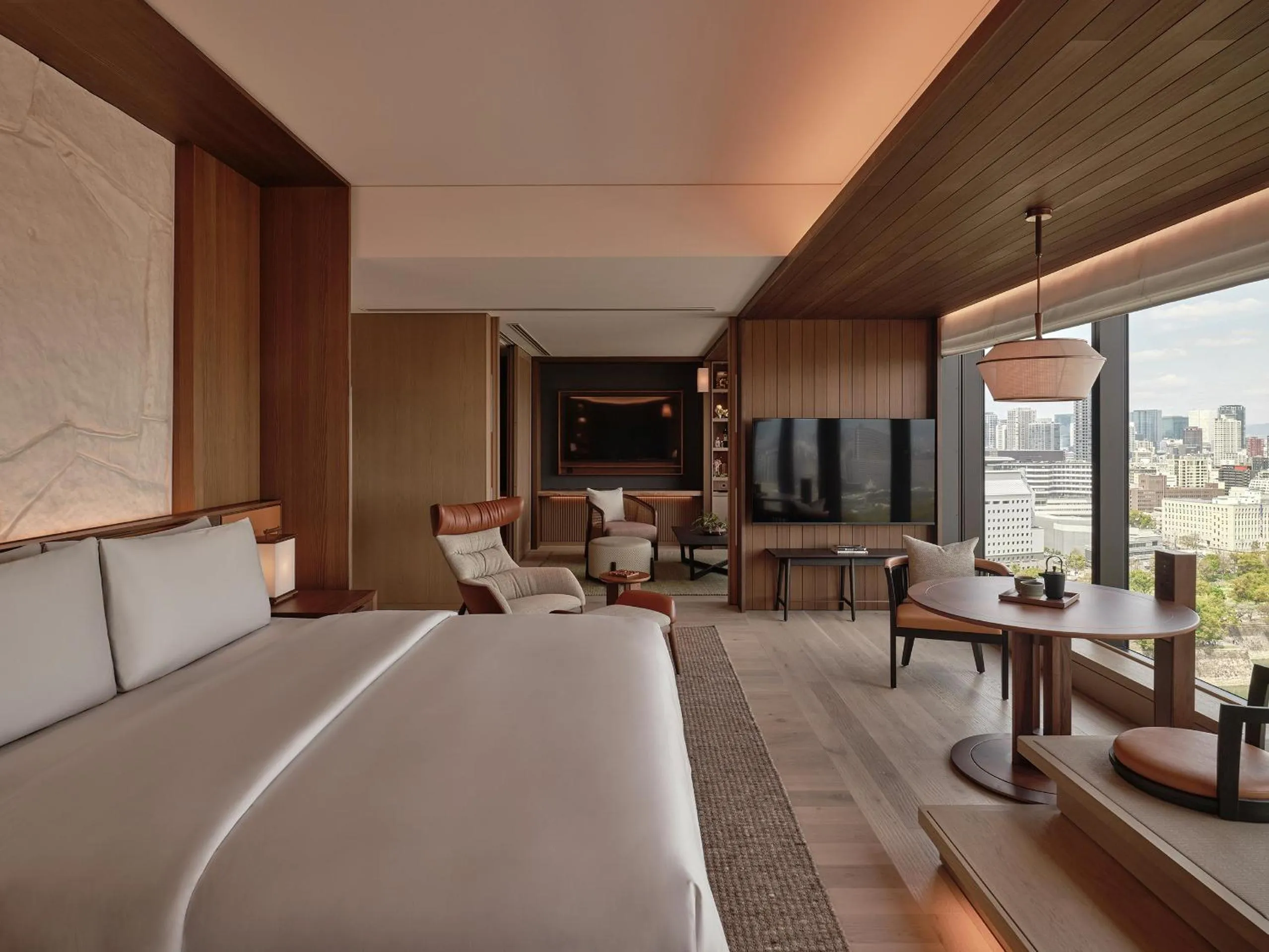 Bedroom, Bed in Patina Osaka