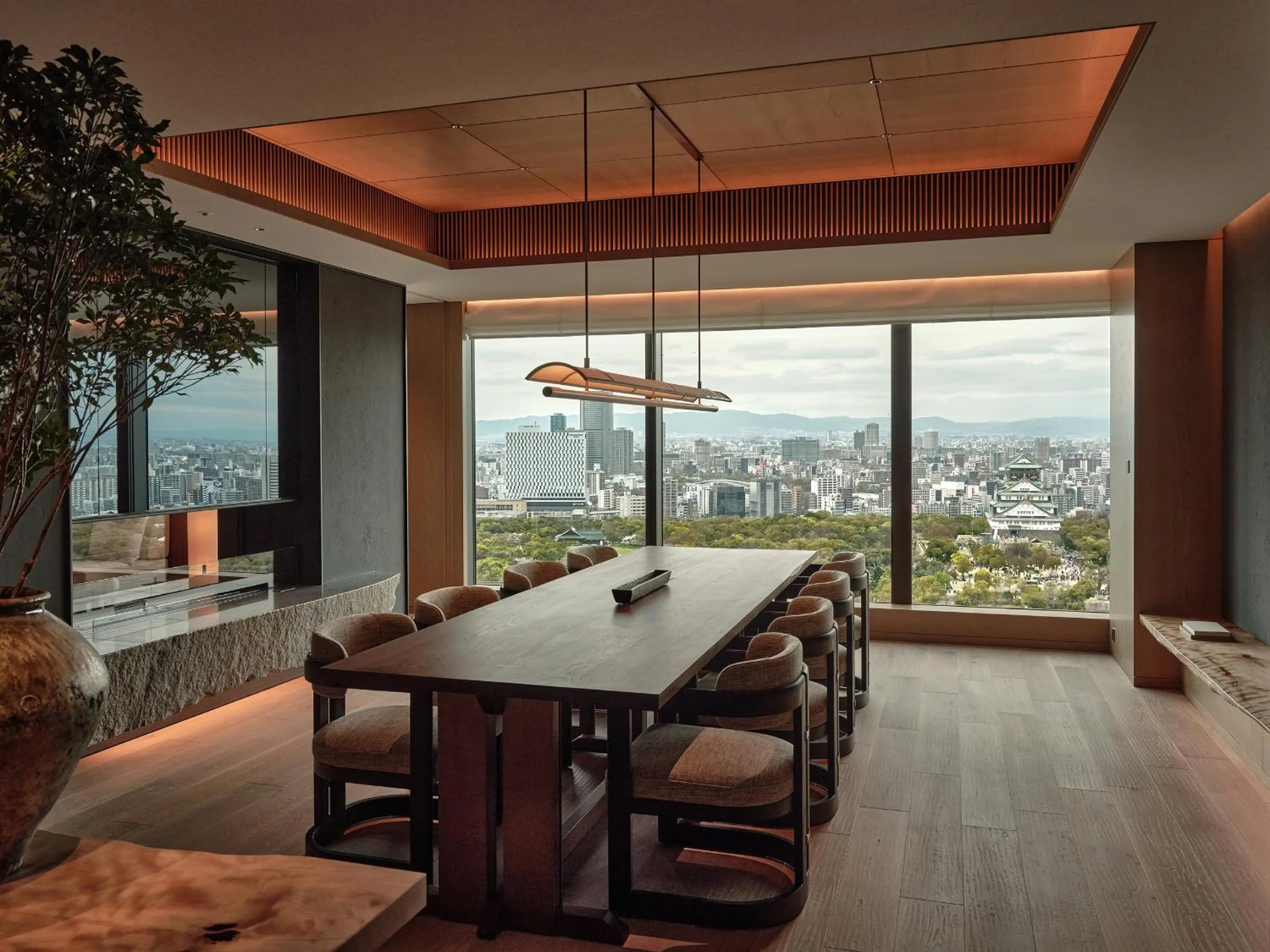 Dining area in Patina Osaka