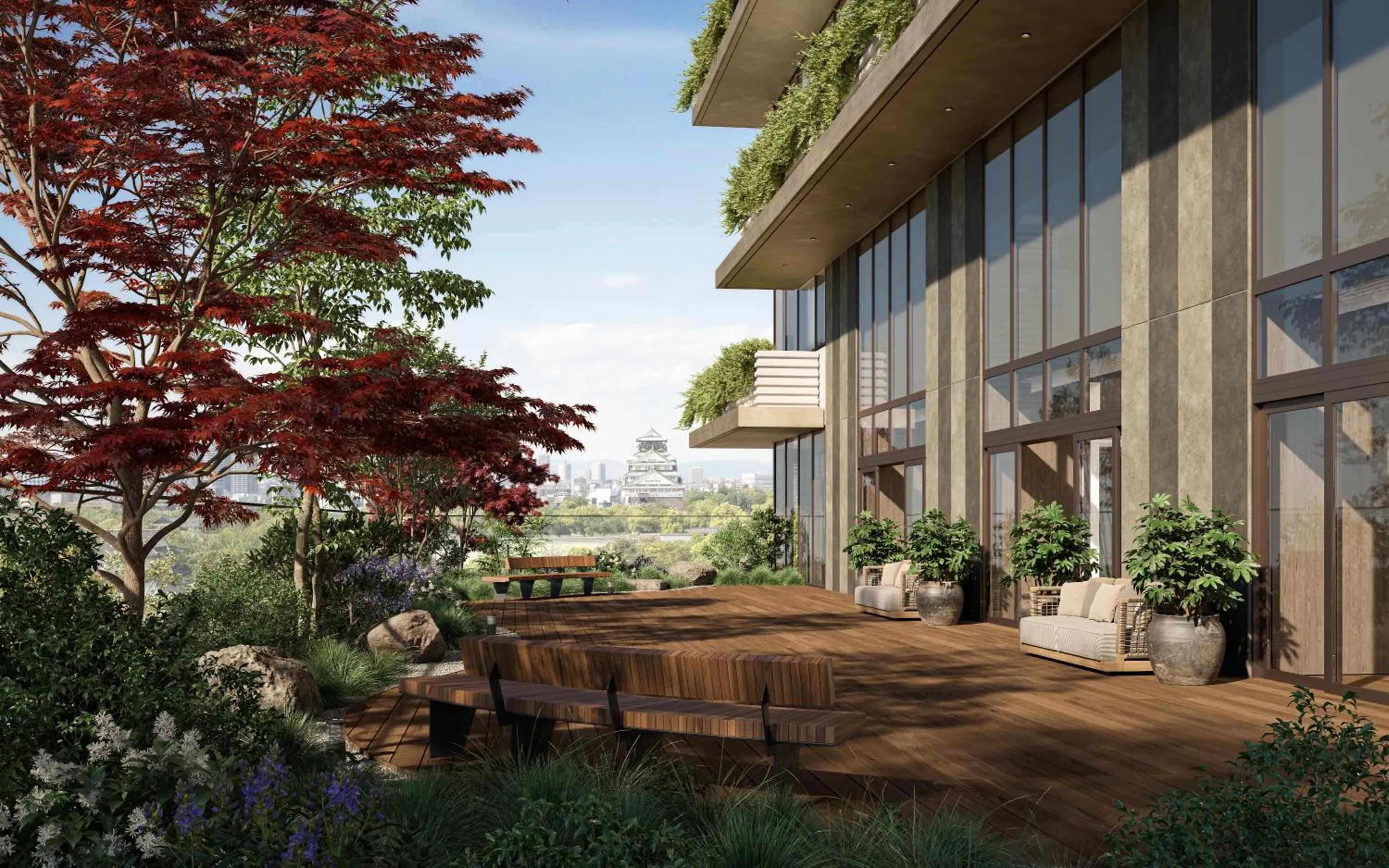 Balcony/Terrace in Patina Osaka