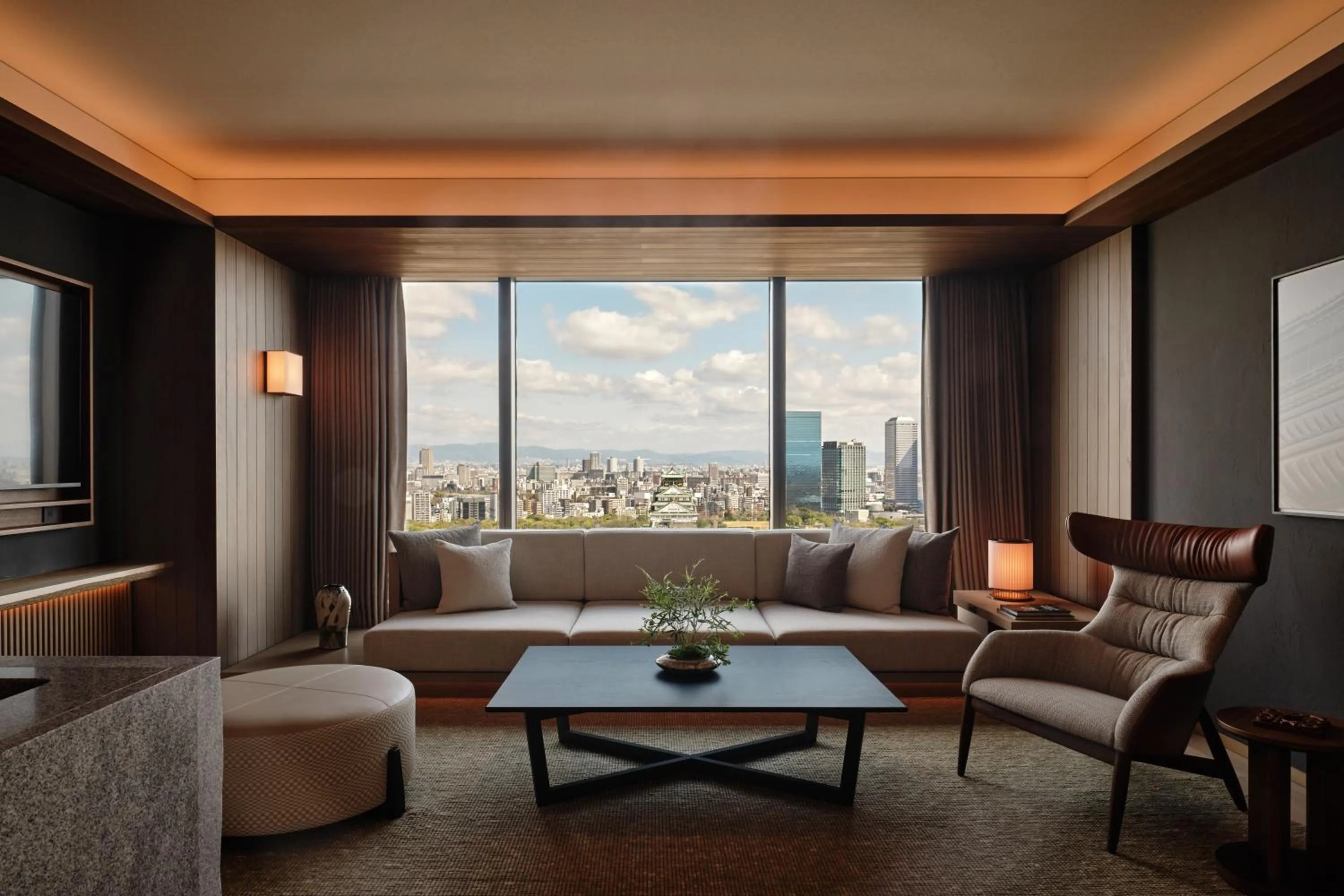 Living room in Patina Osaka