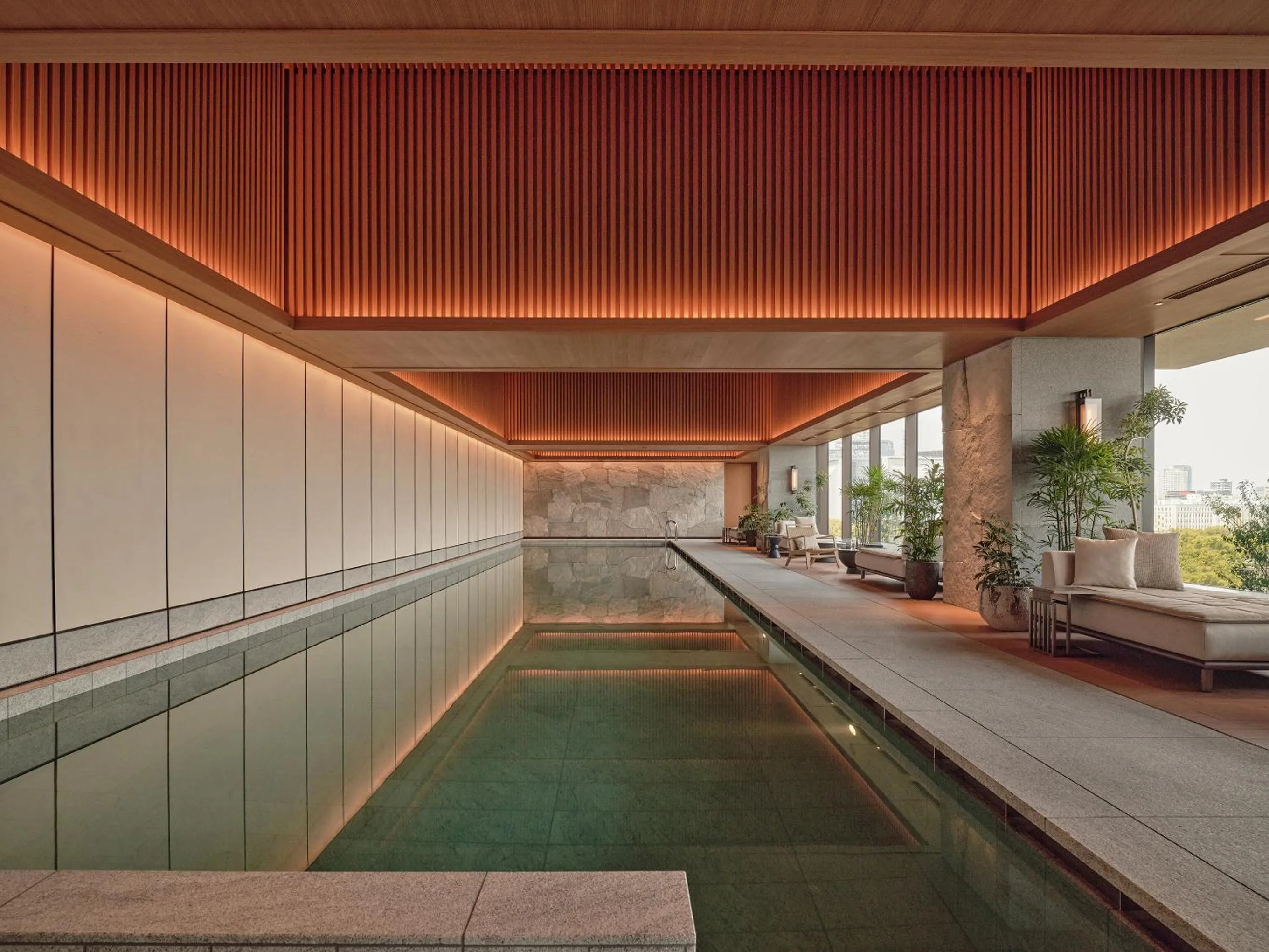 Swimming pool in Patina Osaka