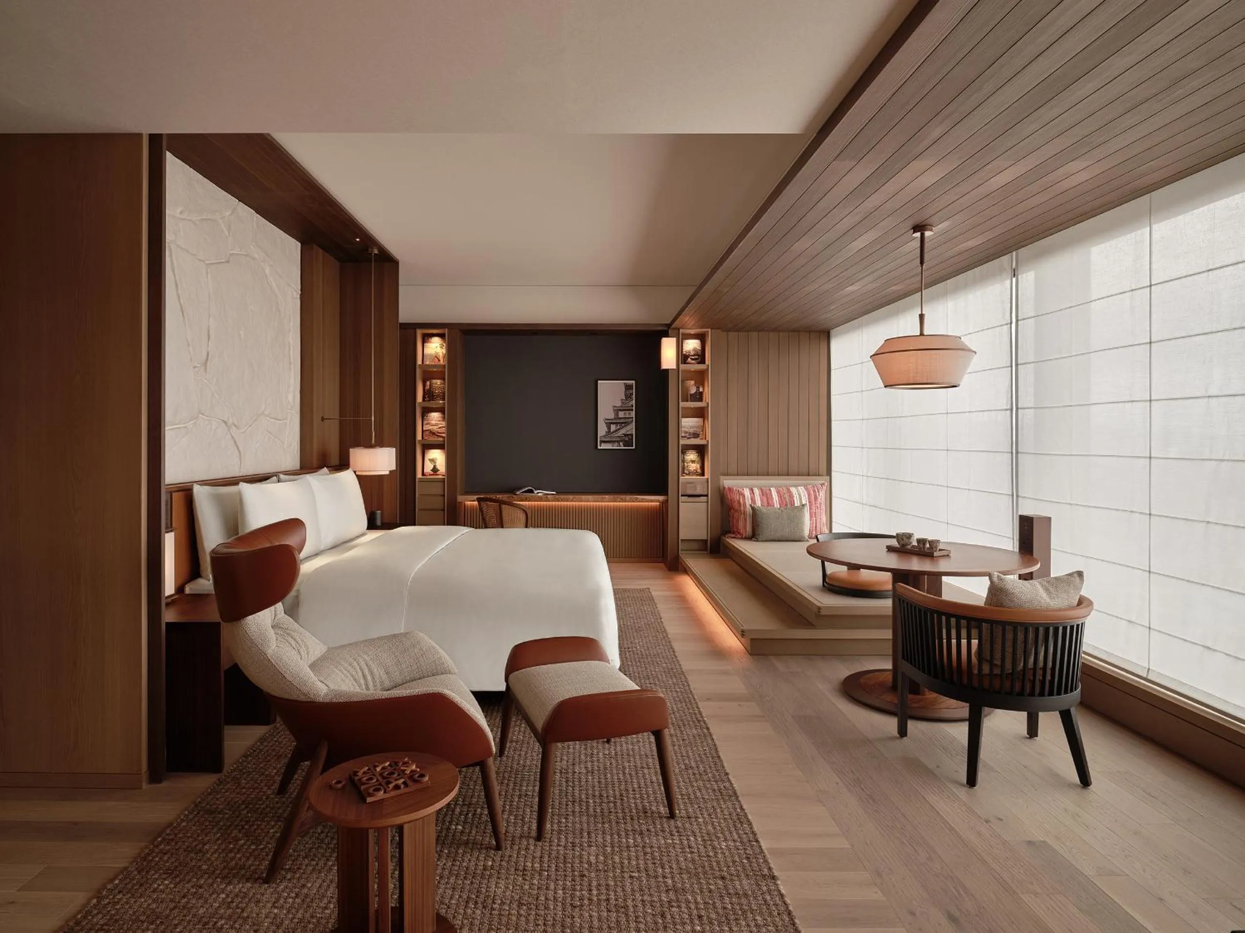 Bedroom, Bed in Patina Osaka